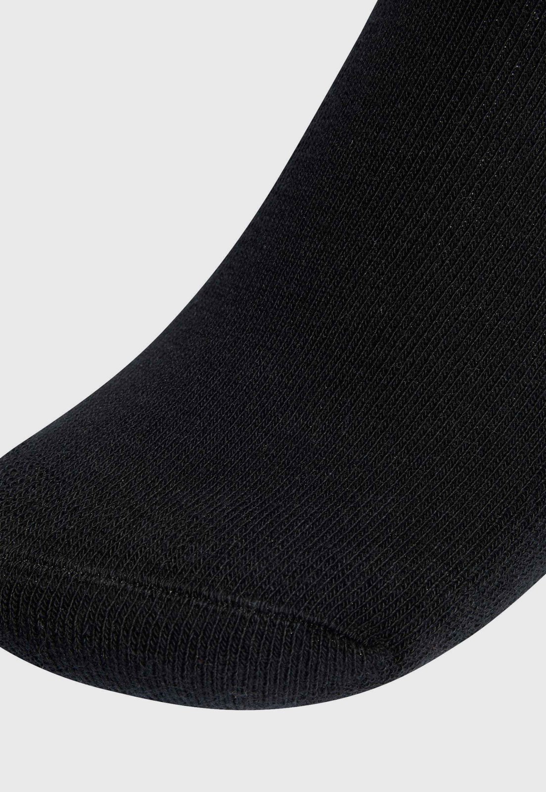 Vista 3 Meia Unissex Adidas Originals Cano édio Preta preto adidas Originals preto