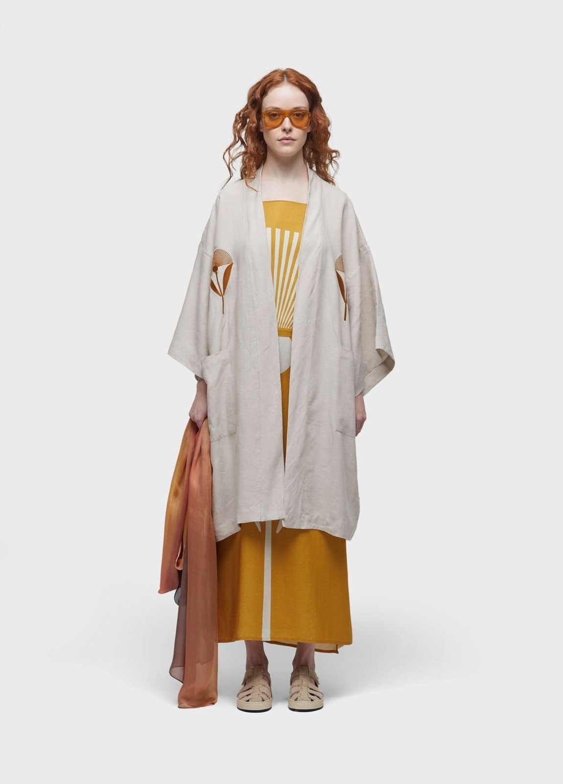 Kaftan linen sol OSKLEN