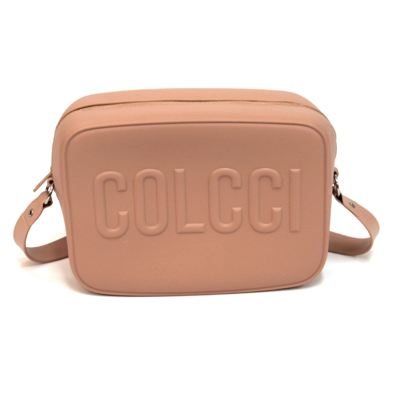 Bolsa Hong Kong Colcci Techfit Maxi Logo Crossbody Regulável Bege Trancoso
