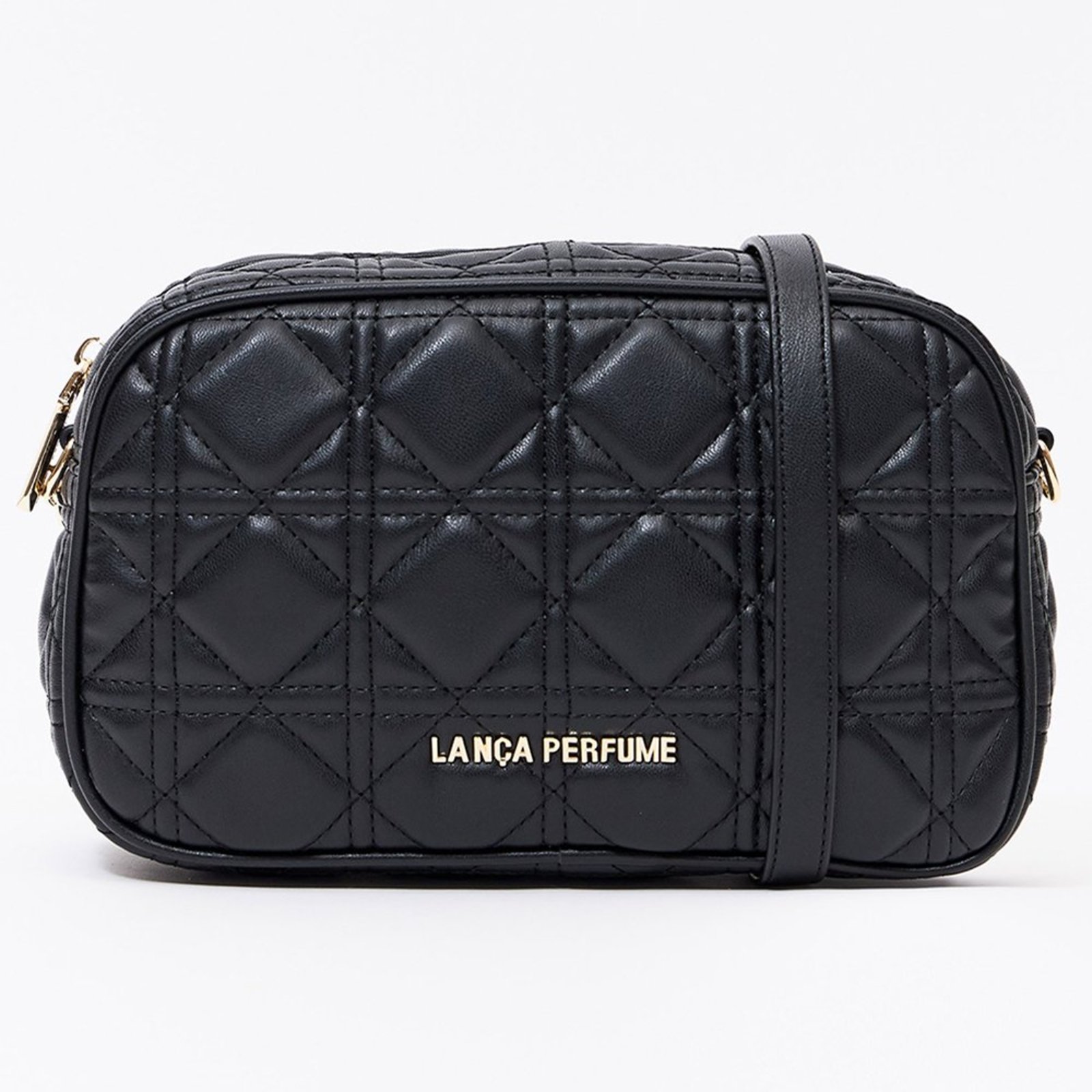 Bolsa Crossbody Lança Perfume Matelasse Pr27 Preto Feminino