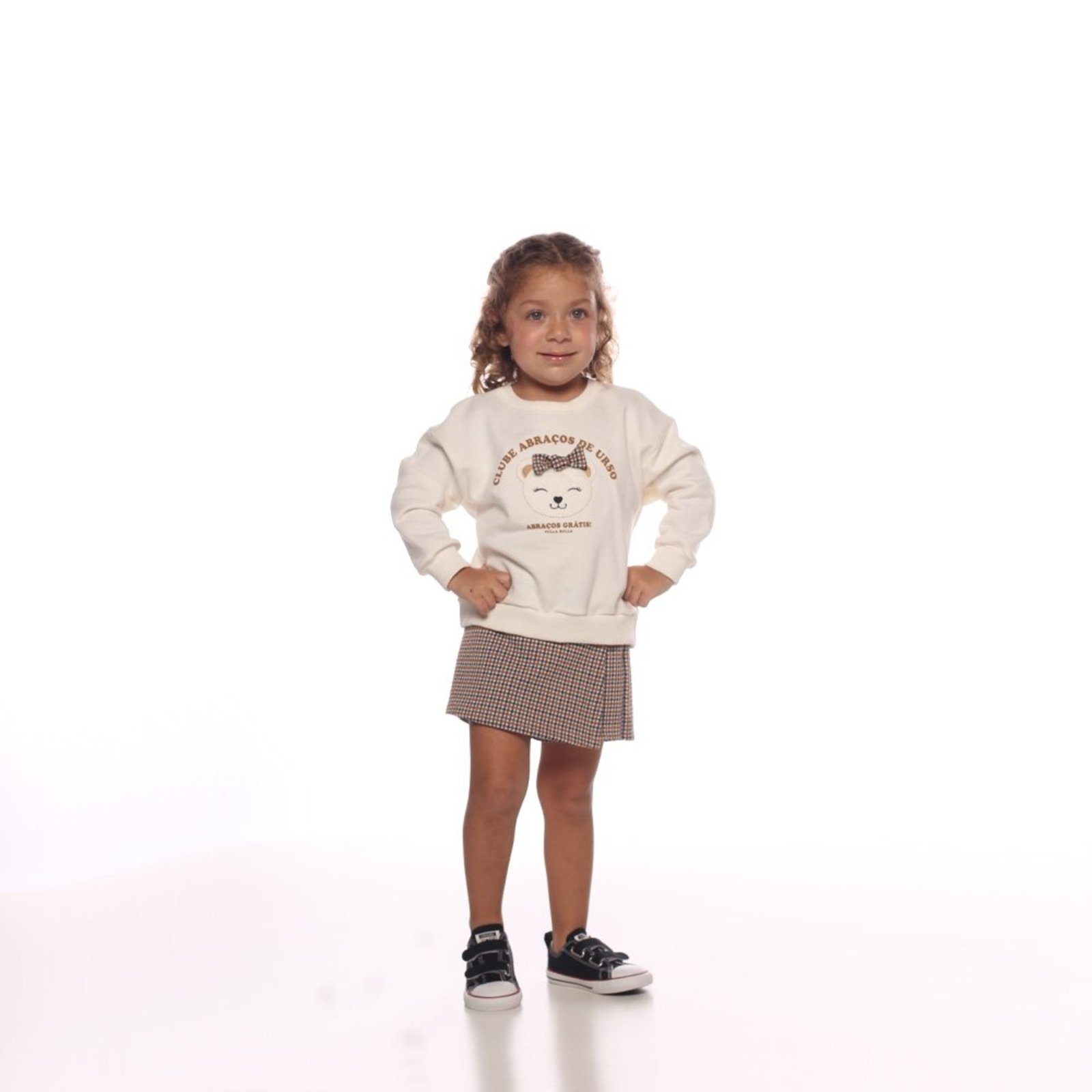 Infantil - Conjunto Primeiros Passos Menina - Off White - 50218-1271 Bege