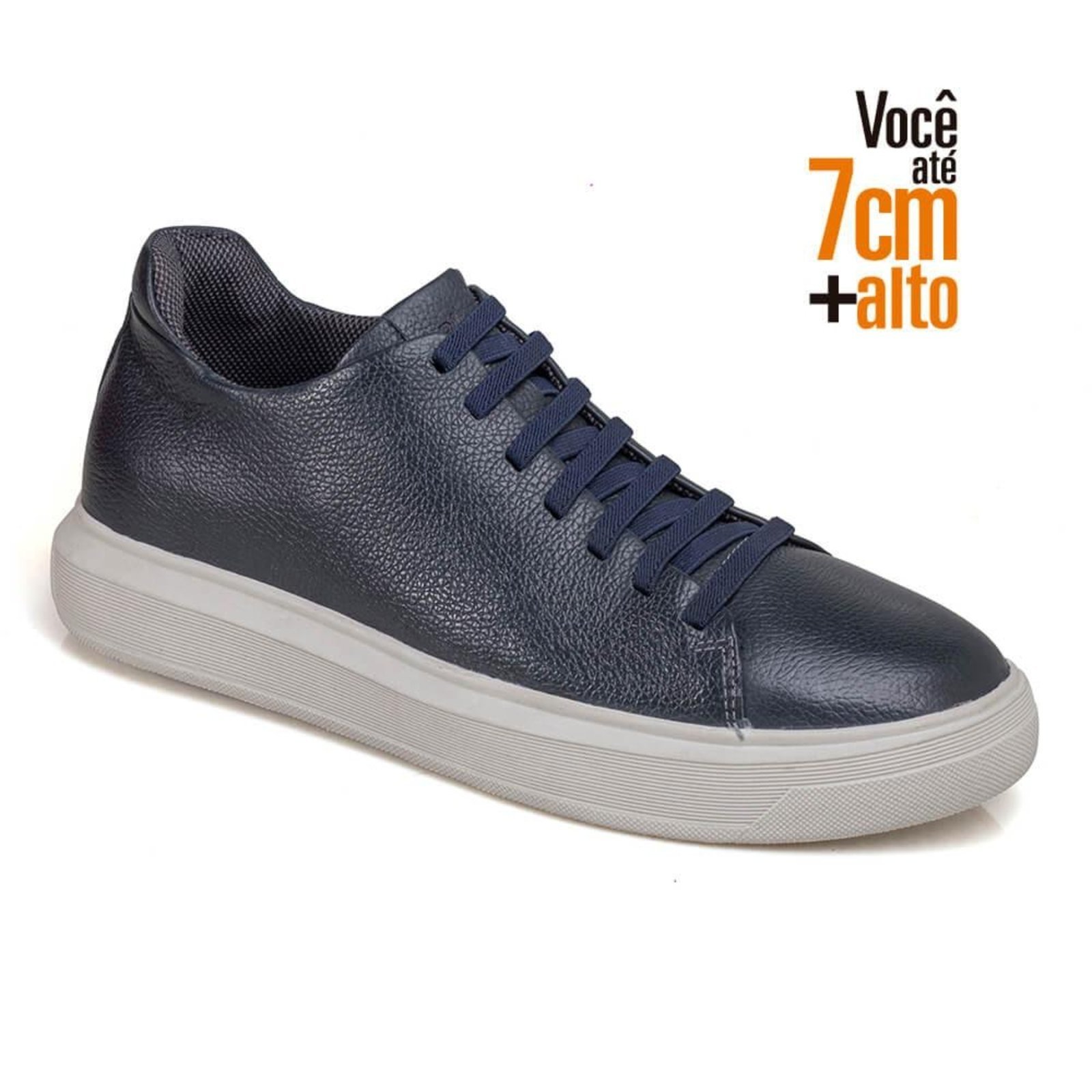 Tênis Alth Masculino Aumenta Altura Toronto Rafarillo Azul Marinho