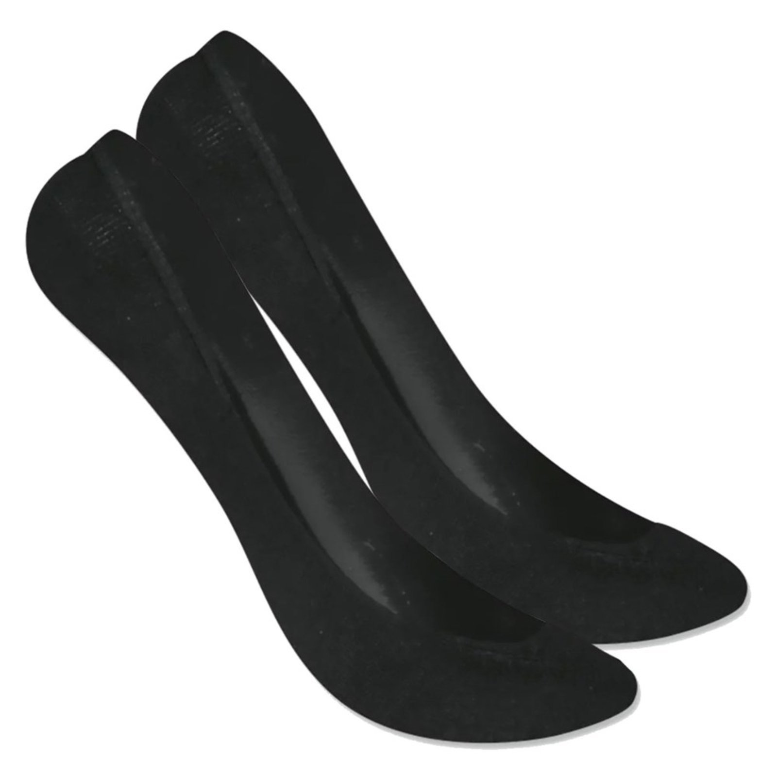 Vista 3 Kit 6 Pares de Meia Selene Sapatilha Super Invisível Feminina preto SELENE preto