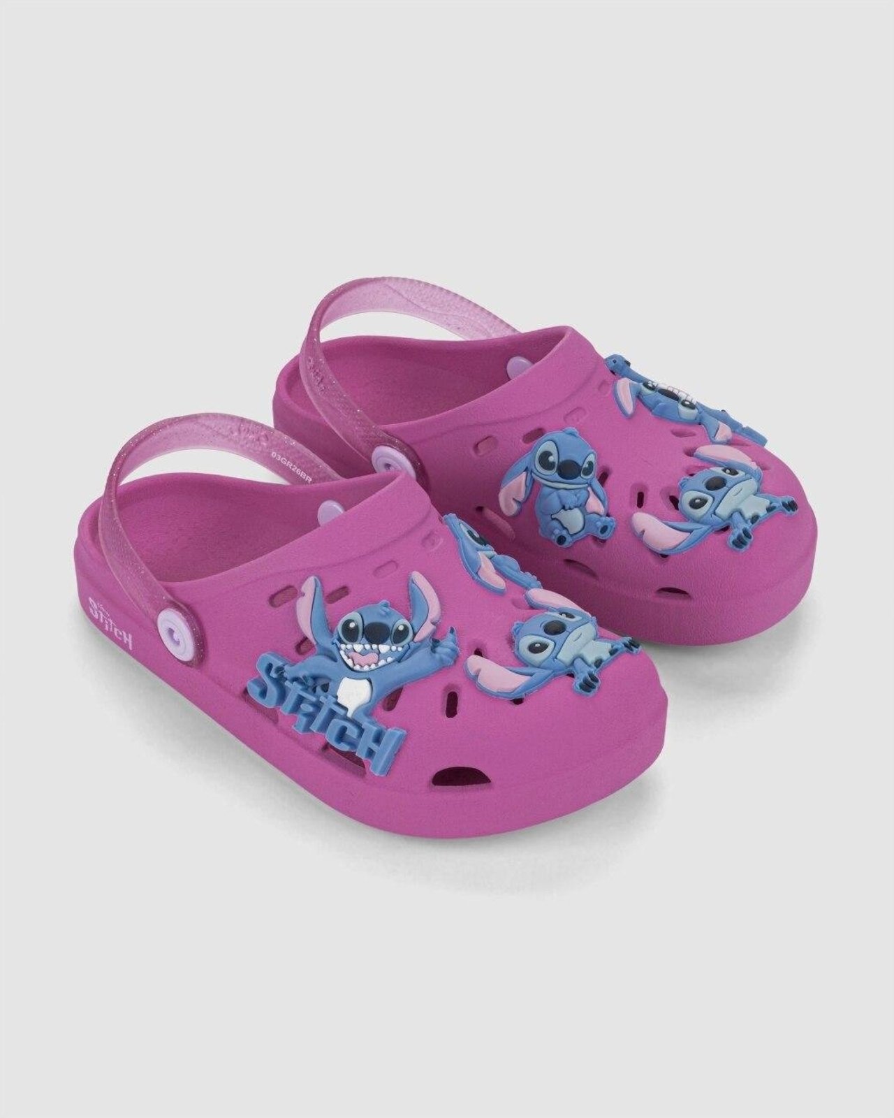 Infantil - Sandália Babuche Grendene Disney Smile Roxo