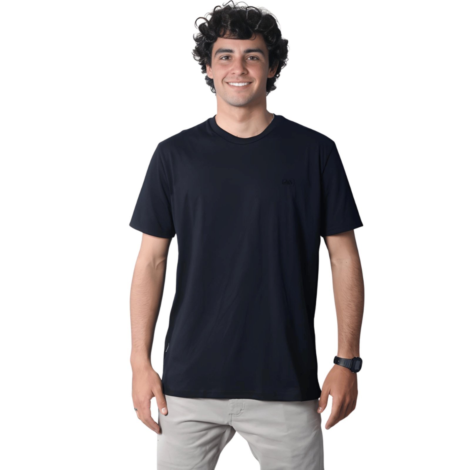 Camiseta Masculina Básica Logo Oceano