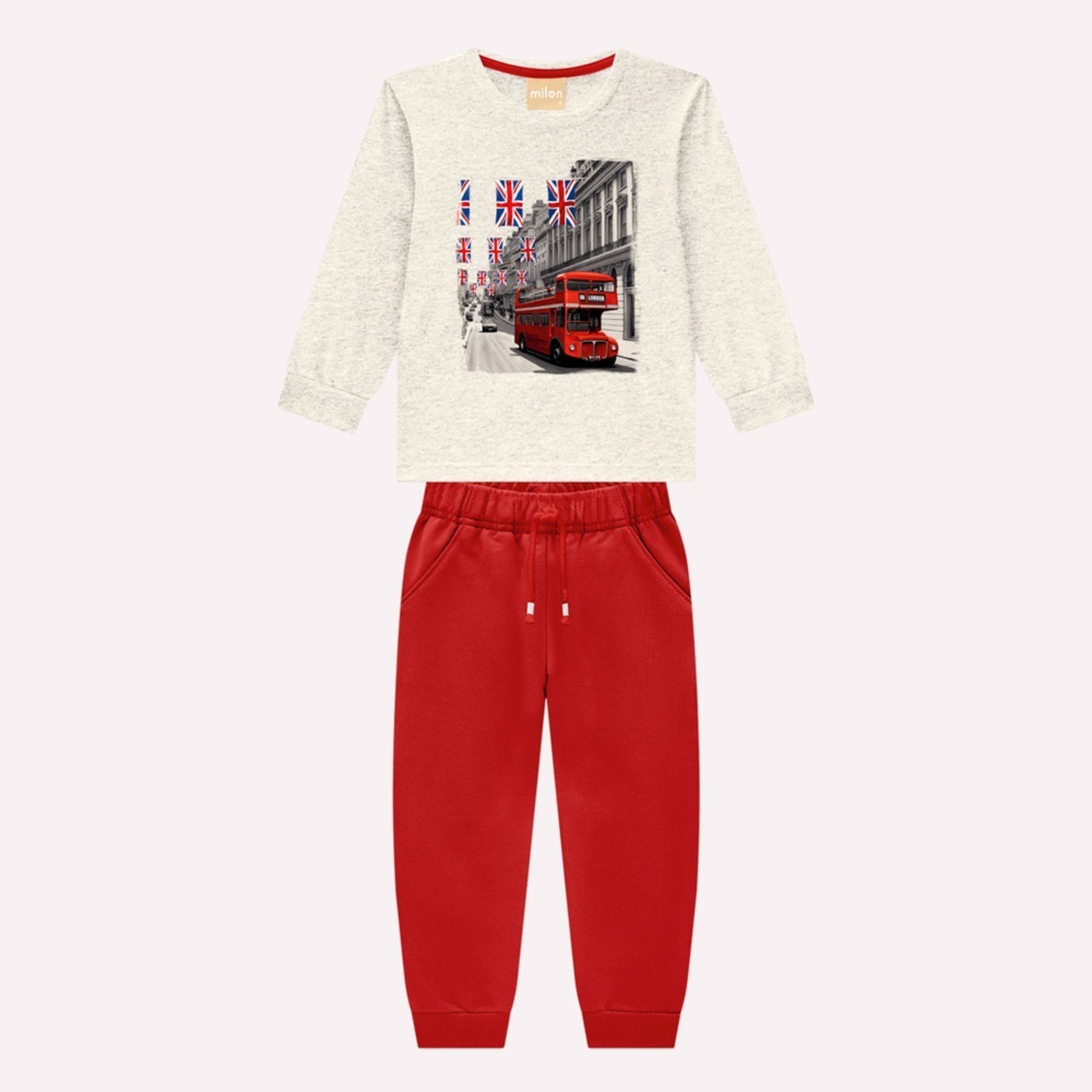 Infantil - Conjunto Menino Estampa Milon