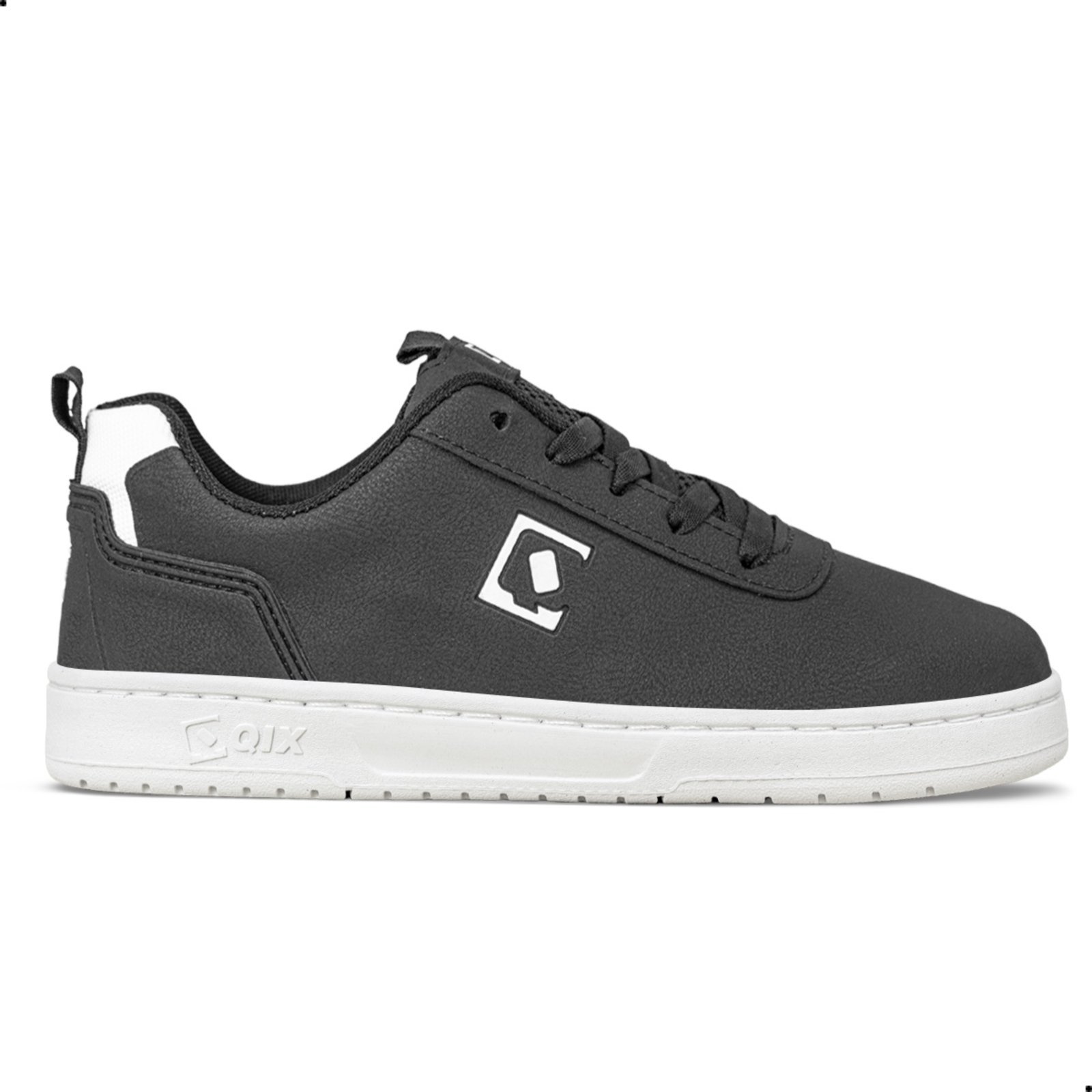 Vista 2 Tênis Qix Bird 3 Unissex Branco preto Qix preto