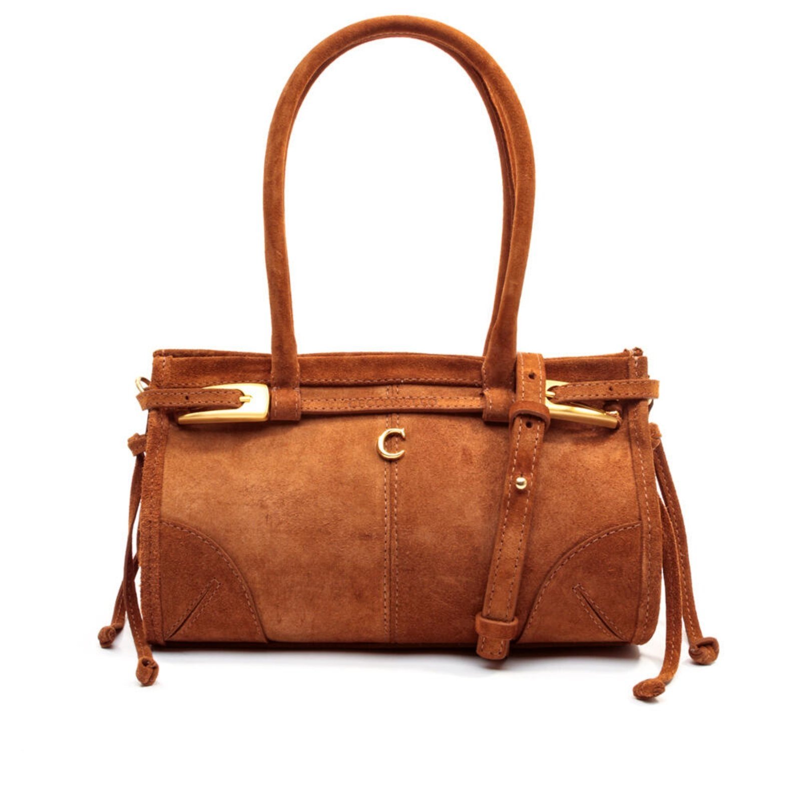 Bolsa Emma Couro Marrom Cecconello C2909-3
