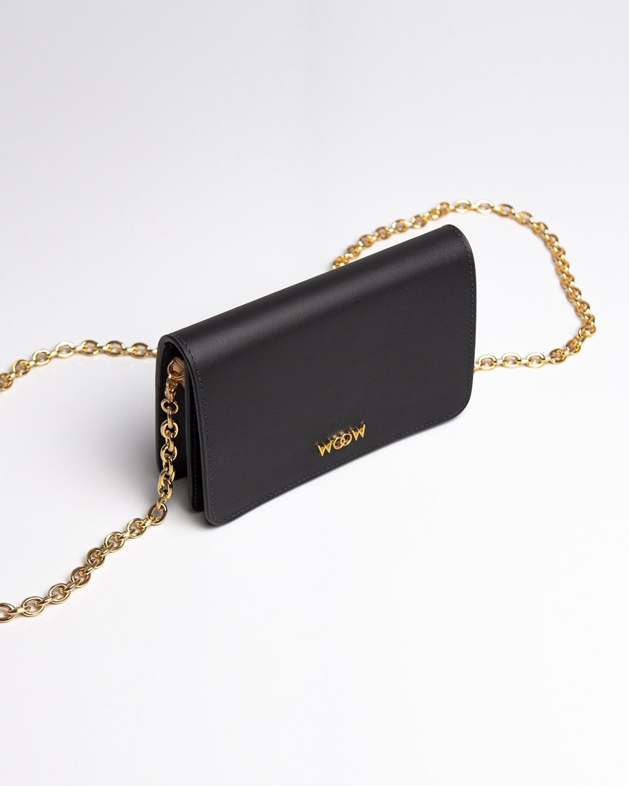 Bolsa Pequena Woow Aura Couro Preto