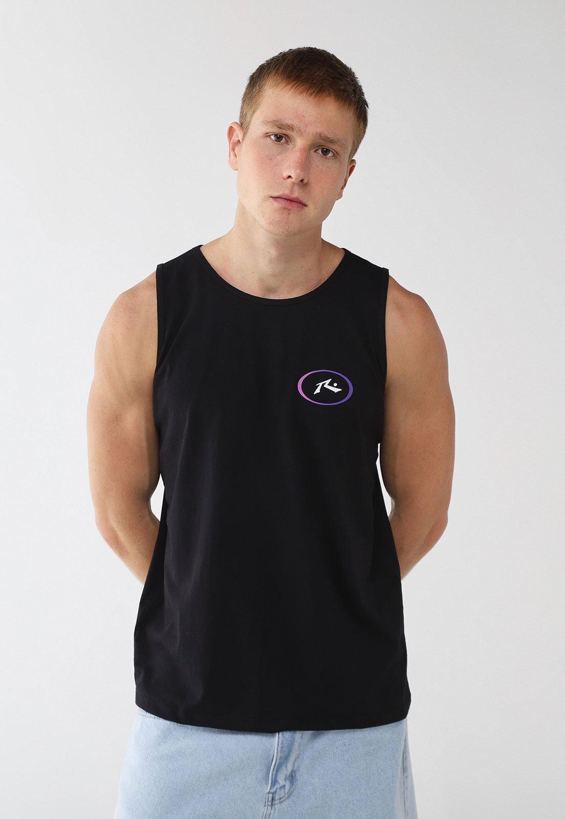 Regata Masculina Rusty Silk Pop Preta