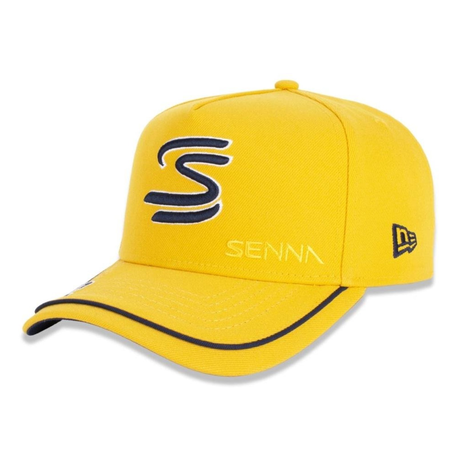 Bone New Era 9FORTY A-Frame Senna Amarelo