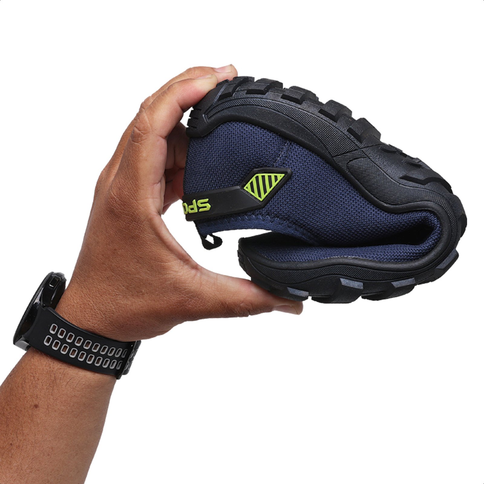 Vista 3 Sapatilha Aquática Masculina Lavini Antederrapante Original Azul Lavini Shoes azul marinho Lavini Shoes azul marinho
