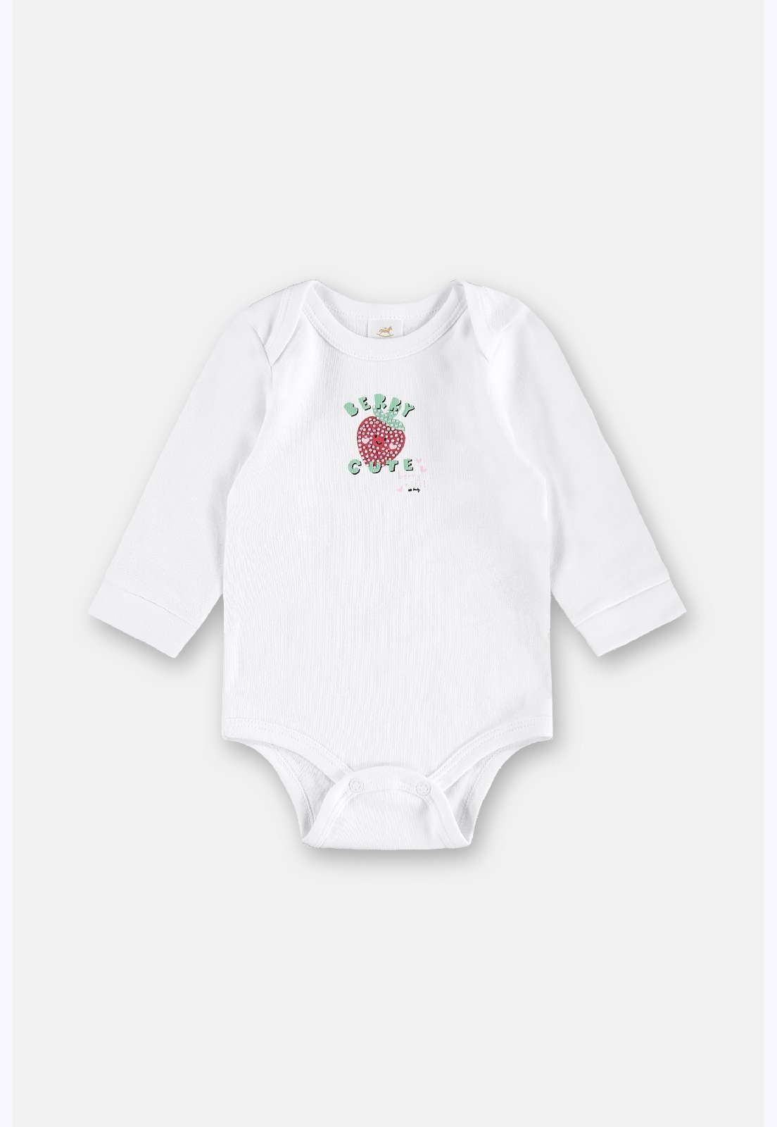 Infantil - Body Para Menina Manga Longa Up Baby Branco