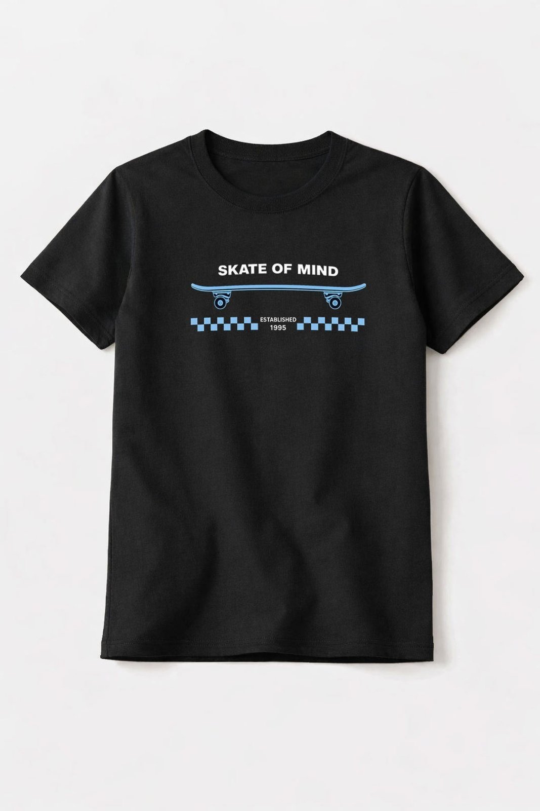 Infantil - Camiseta Masculina Algodão Skate of Mind Preto - Babei no Look