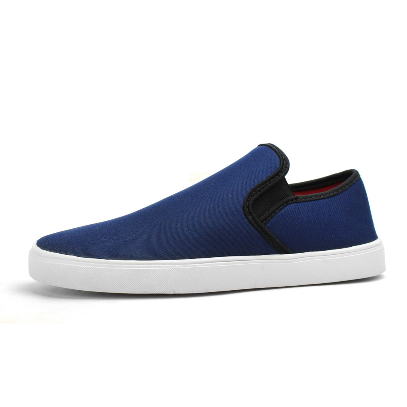 Tênis Slip On Masculino Casual Skateboard Comfy Azul Marinho