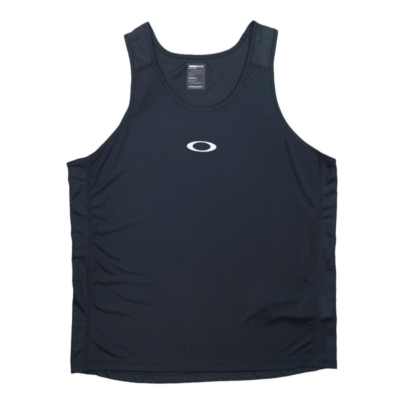 Camiseta Regata Oakley TRN Dynamic Mesh Tank Blackout - Blackout - G Preto