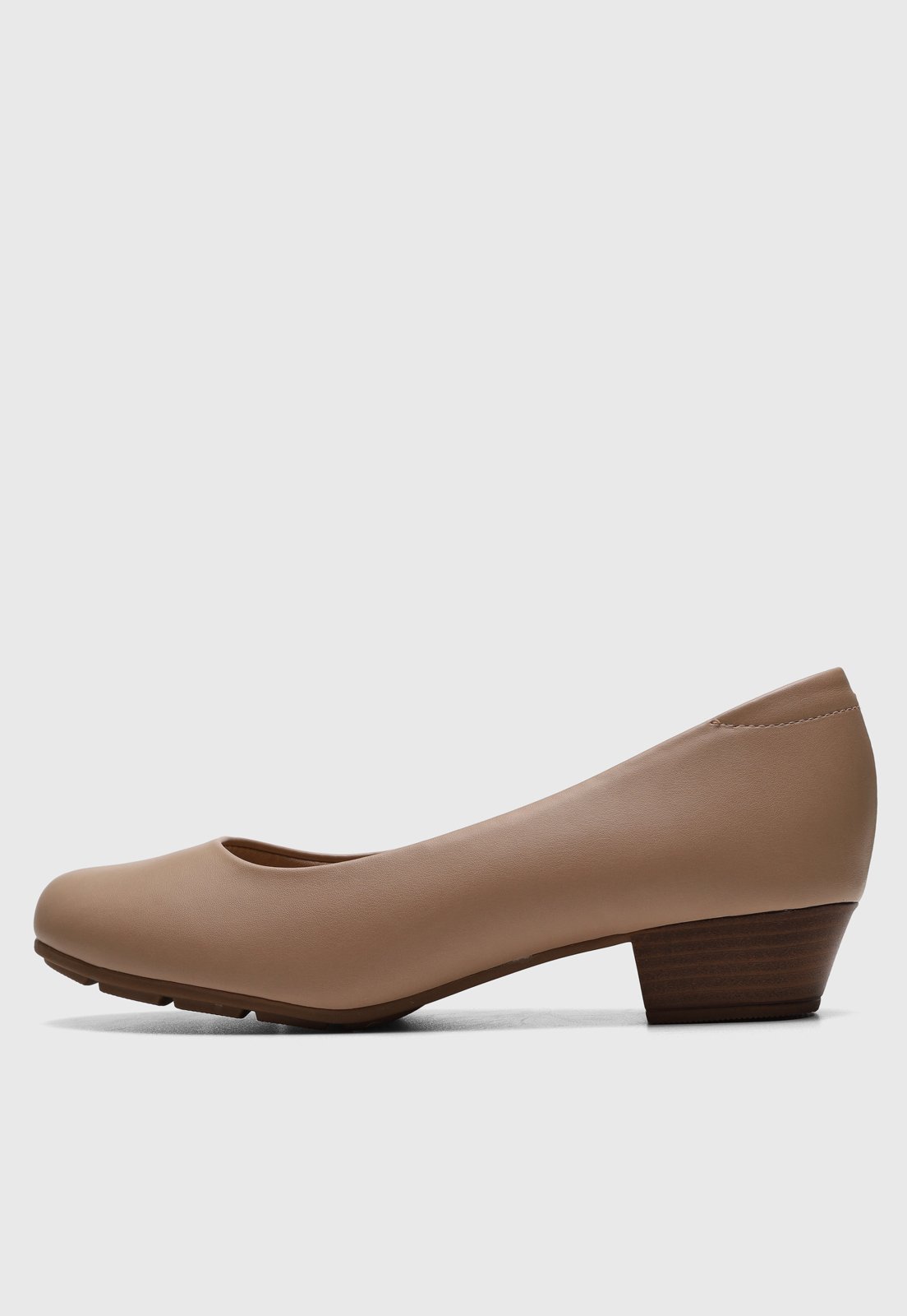 Scarpin Modare Verniz Bege