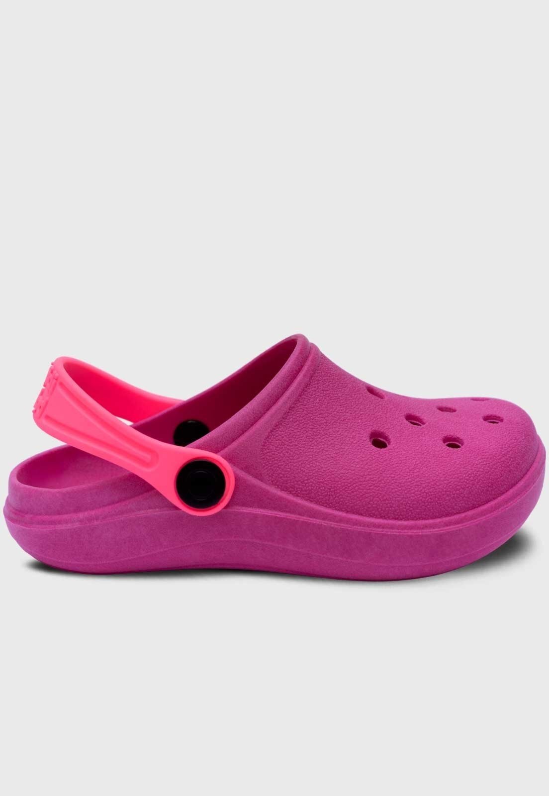 Vista 3 Infantil - Kit Bolsa e Sandalia Babuche Chinelo Pópidi Menina pink Pópidí pink