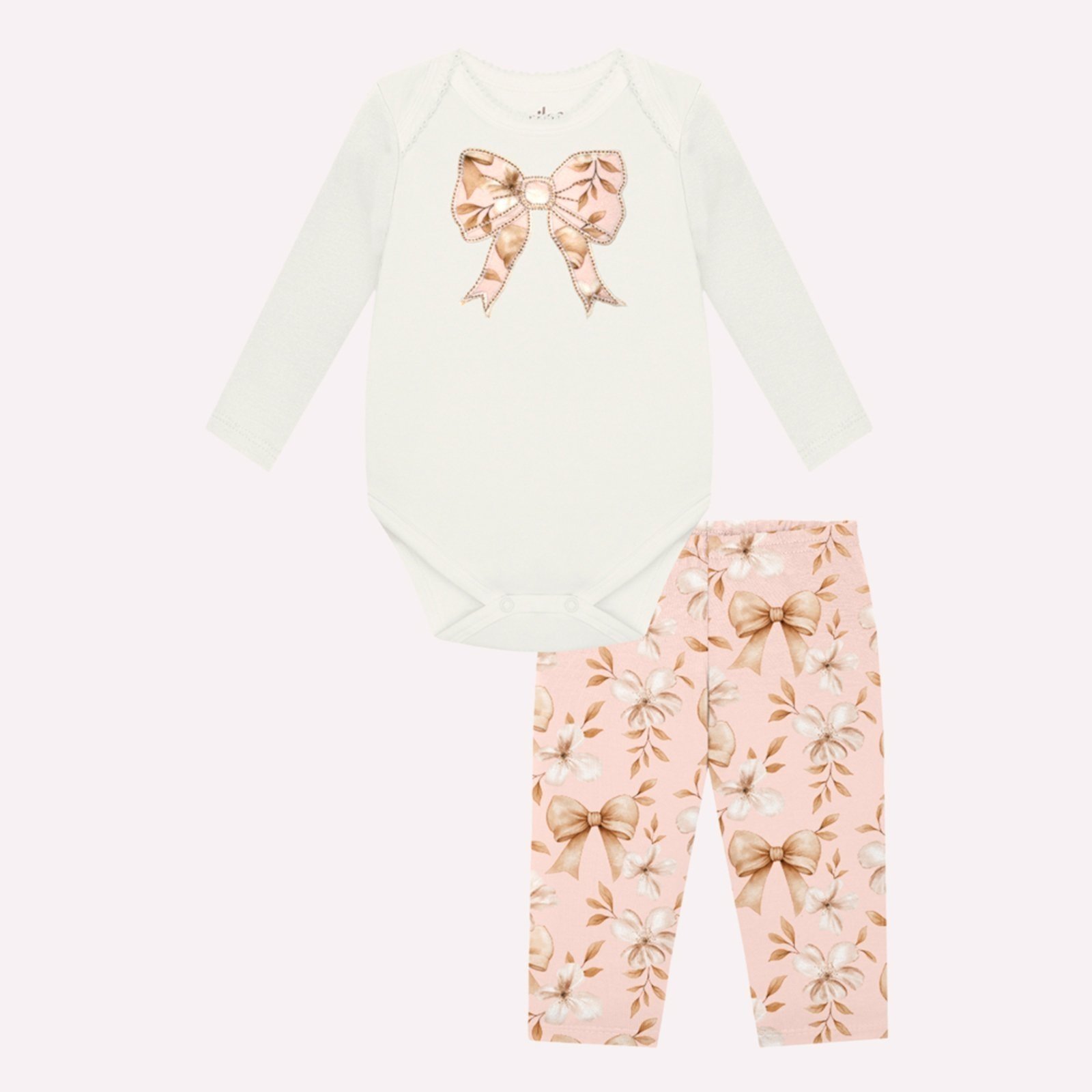 Infantil - Conjunto Menina Laço Milon