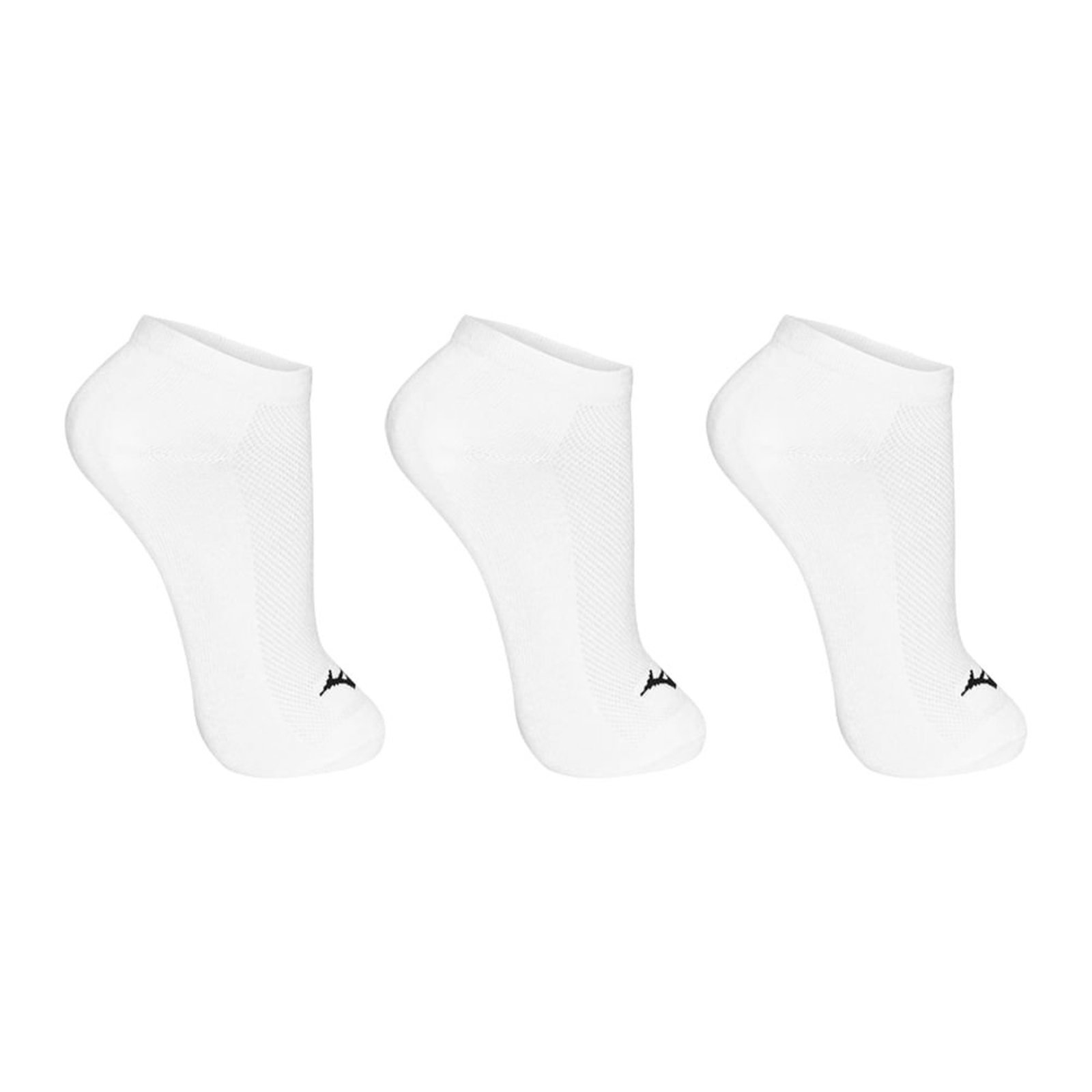 Vista 2 Meia Sem Cano Mizuno Basic Tam. Pacote Com 3 Pares Mizuno branco