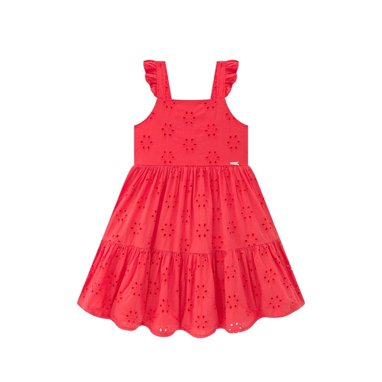 Infantil - Vestido Menina em Tecido Laise