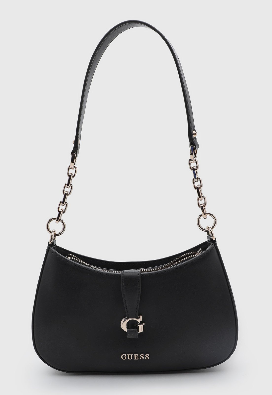 Bolsa Feminina Guess Alça Corrente Preta