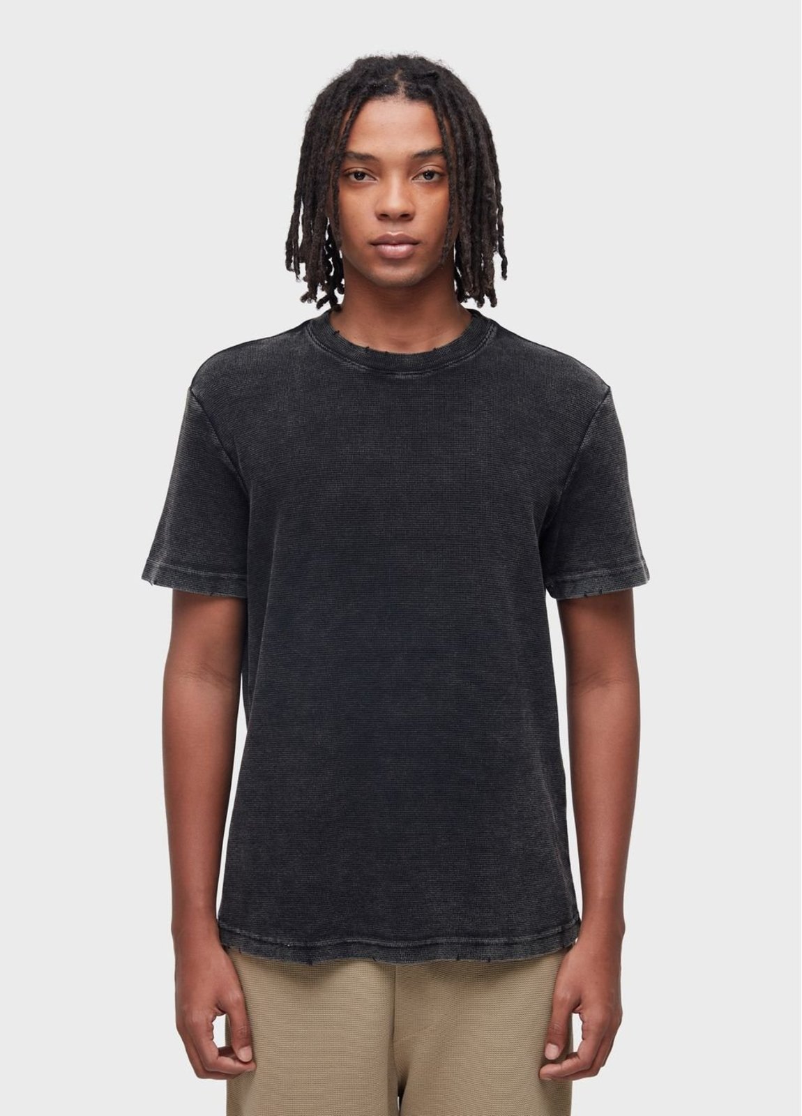 T-shirt slim used destroyed mc OSKLEN