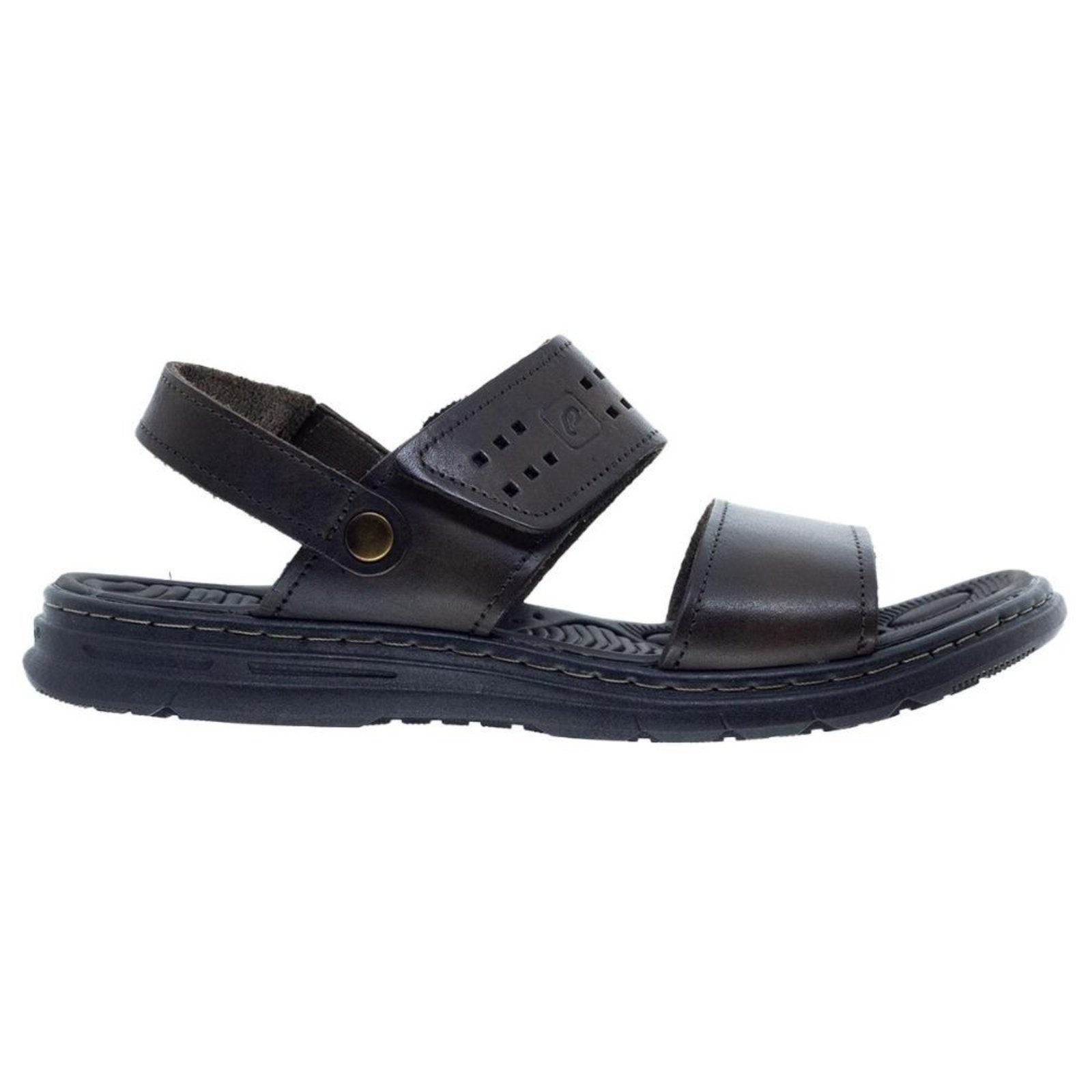 Sandália Masculina Pegada Couro 134203-02 Cravo
