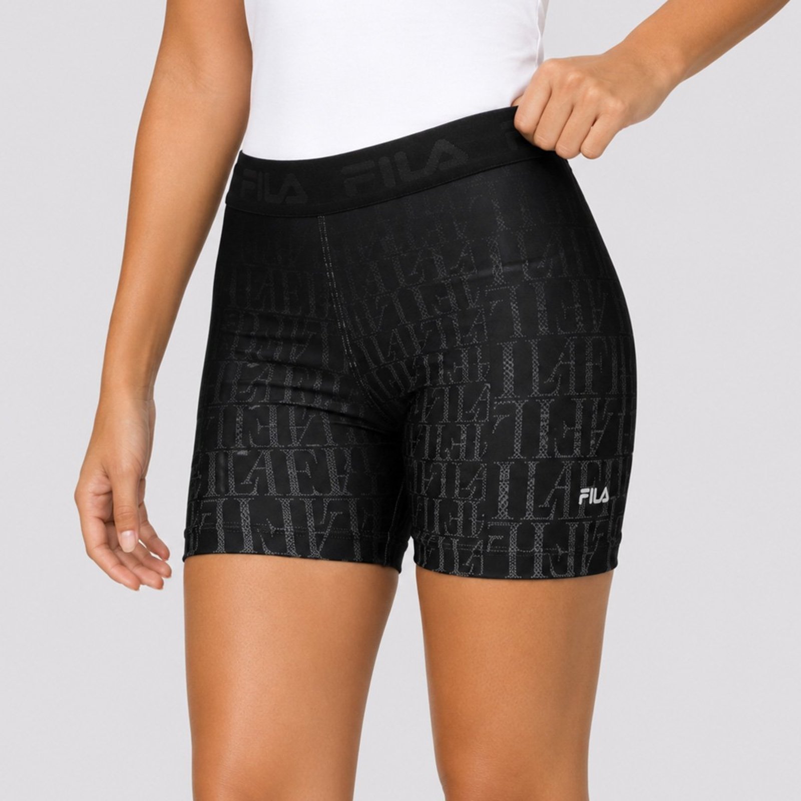 Shorts Fila Train Elastic VI Feminino Preto