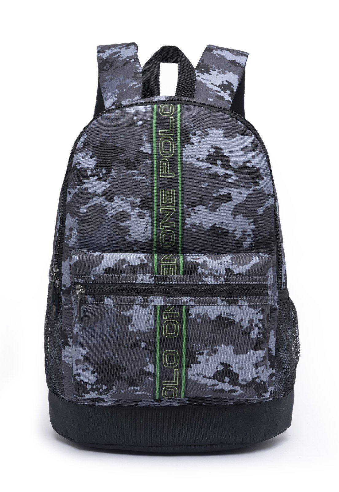 Mochila Bolsa Camuflada Polo One Reforçada Trabalho Viagem Escola
