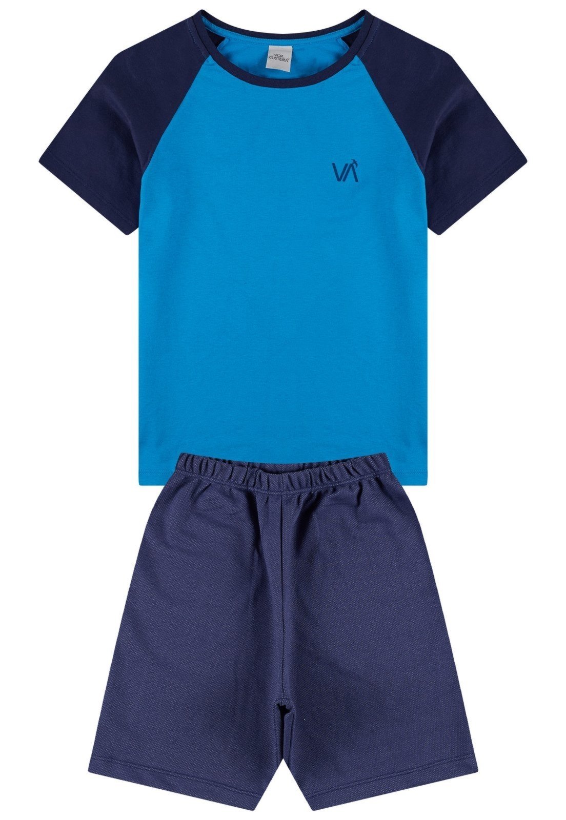 Vista 3 Infantil - Conjunto Raglan Slevee VIDA COSTEIRA verde VIDA COSTEIRA verde