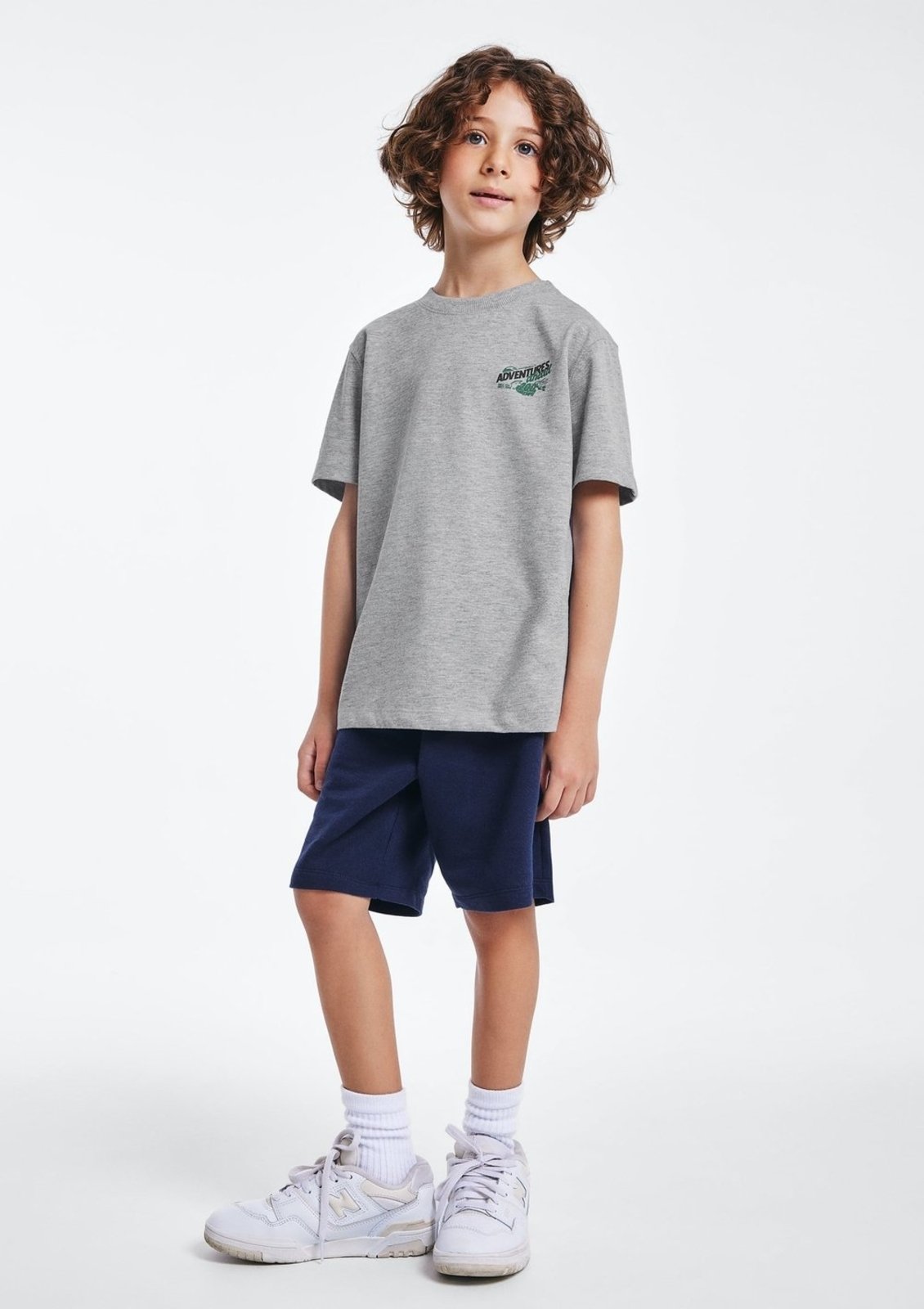 Infantil - Conjunto Menino Oversized Estampado Hering