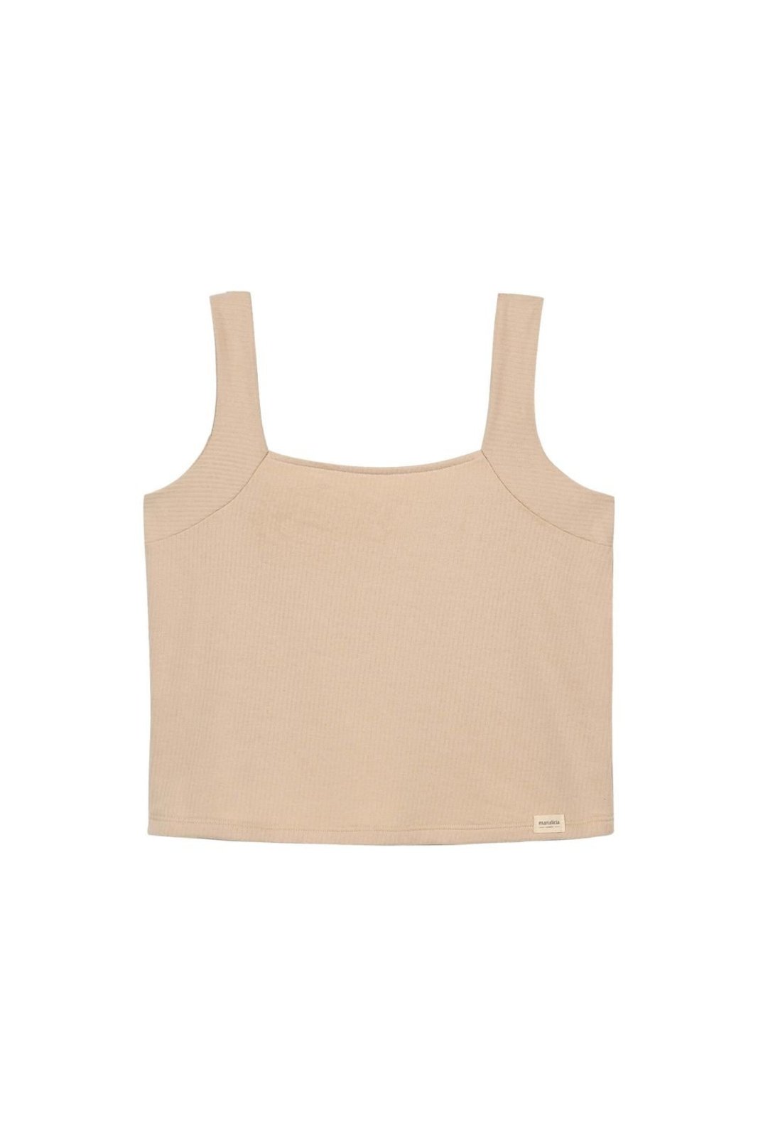 Regata Feminina Moletom Comfy Marialícia Bege