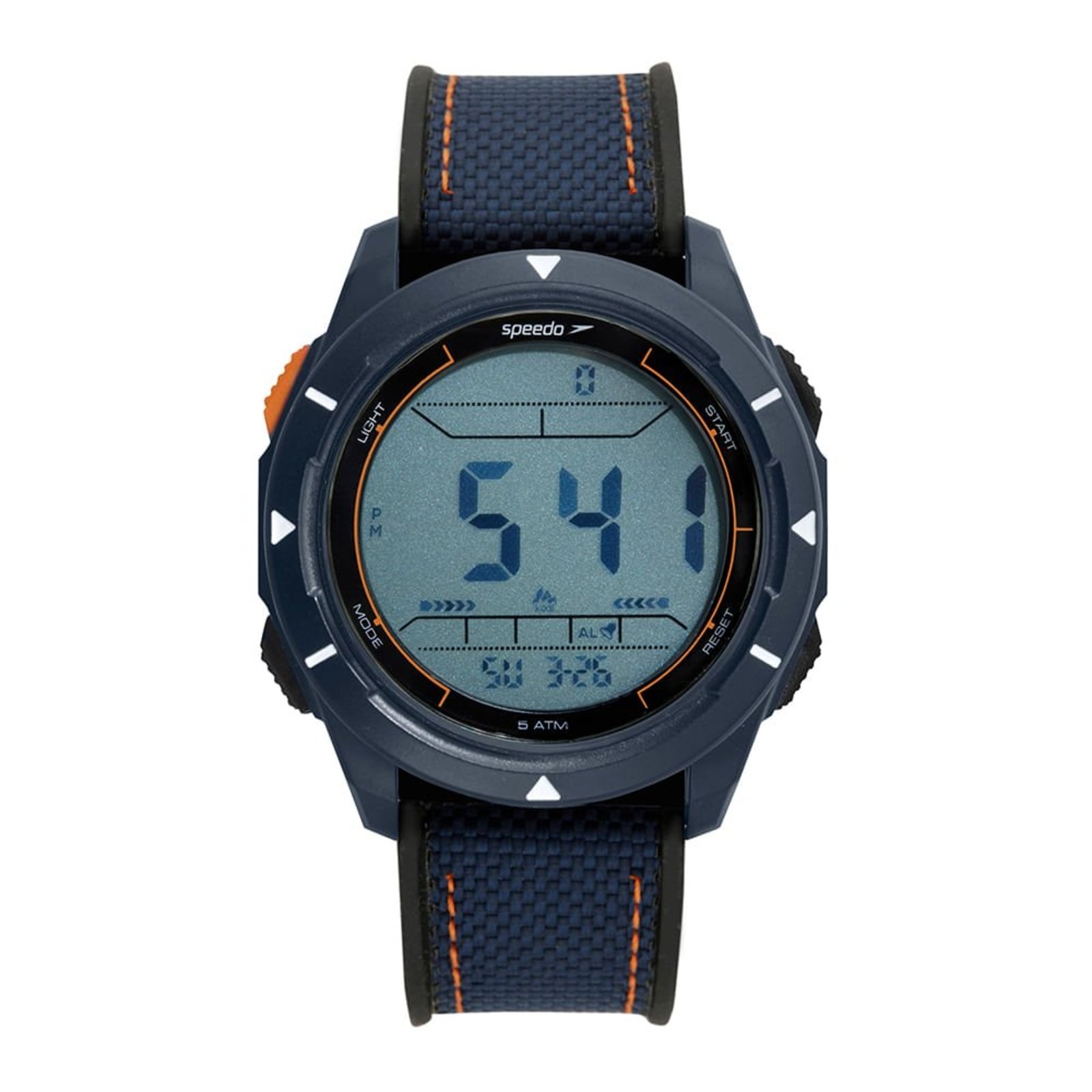 Relógio Masculino Speedo Pedômetro Preto e Azul Speedo