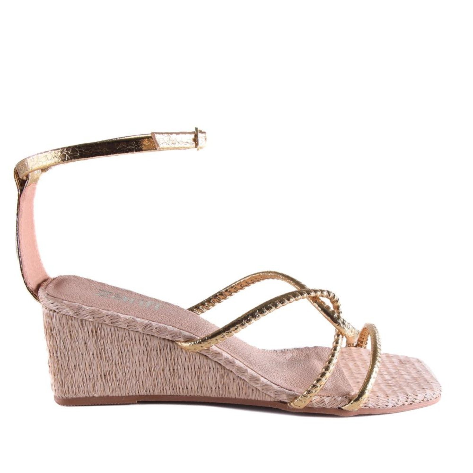 Sandália Feminina Zariff 2055.4667 Ouro Incolor