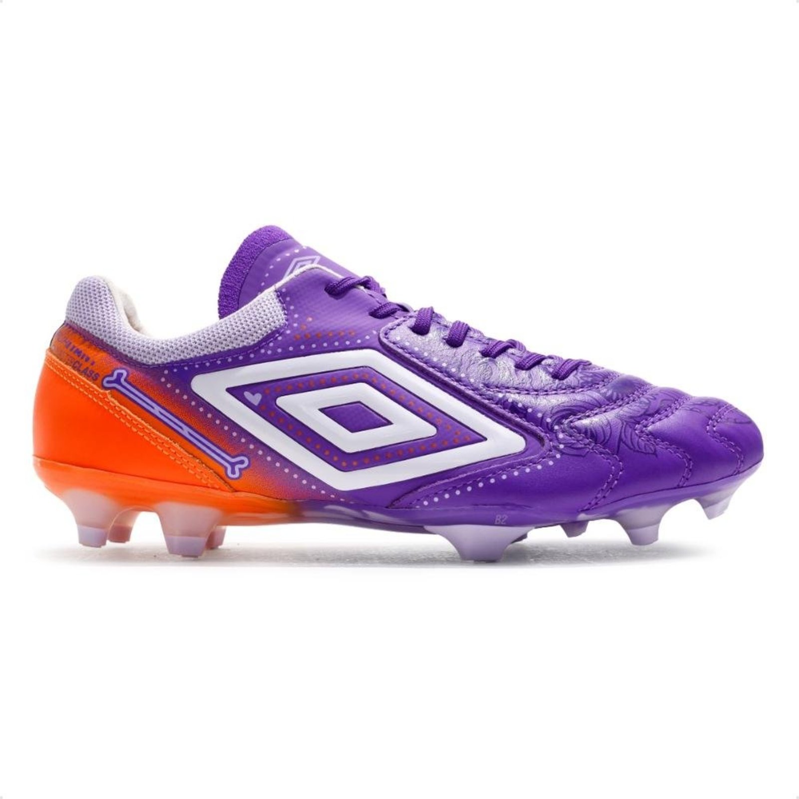 Chuteira Campo Umbro Adamant Master Class Pro Dlm Masculina Roxo