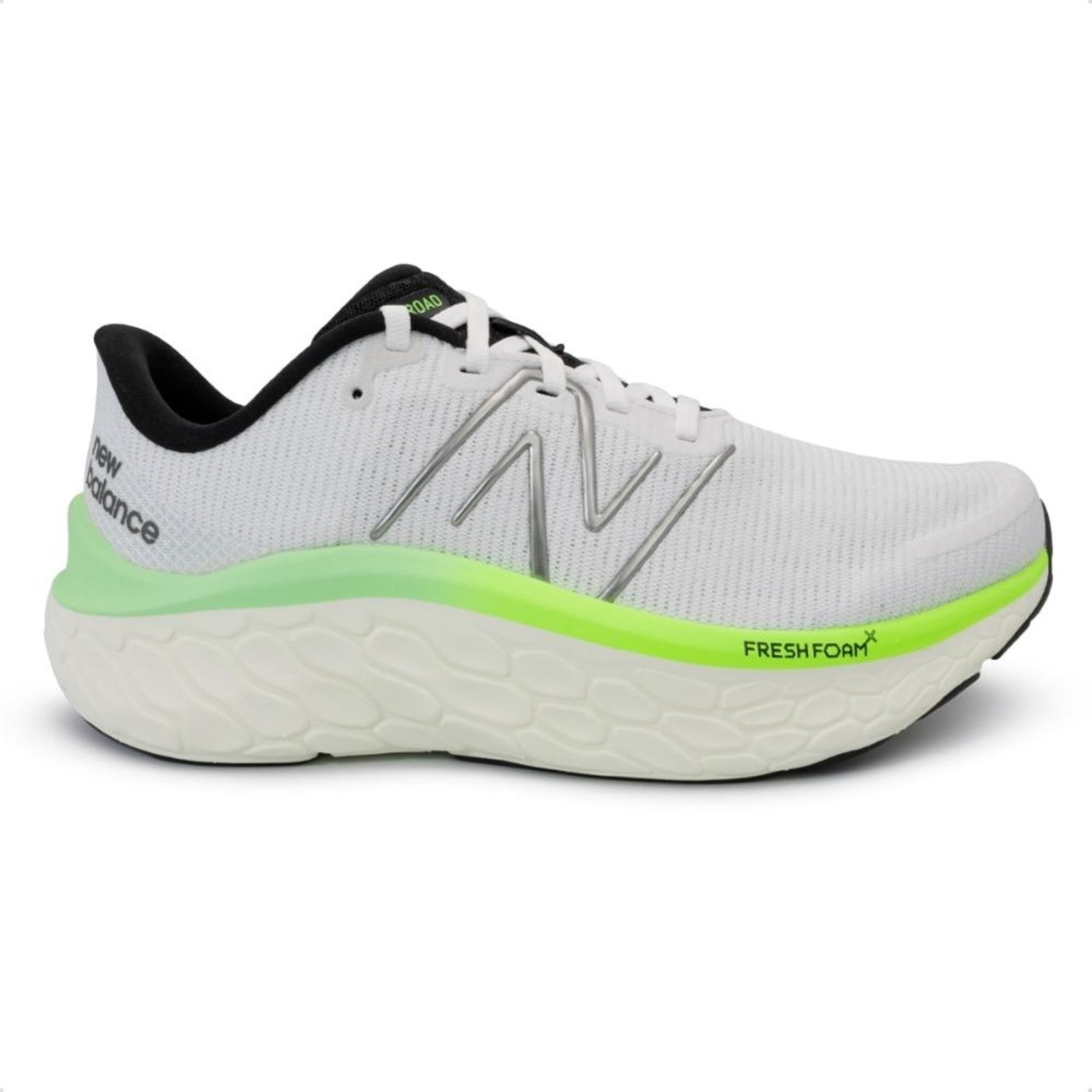 Vista 2 Tênis New Balance Masculino Fresh Foam X Kaiha Road Corrida branco New Balance branco