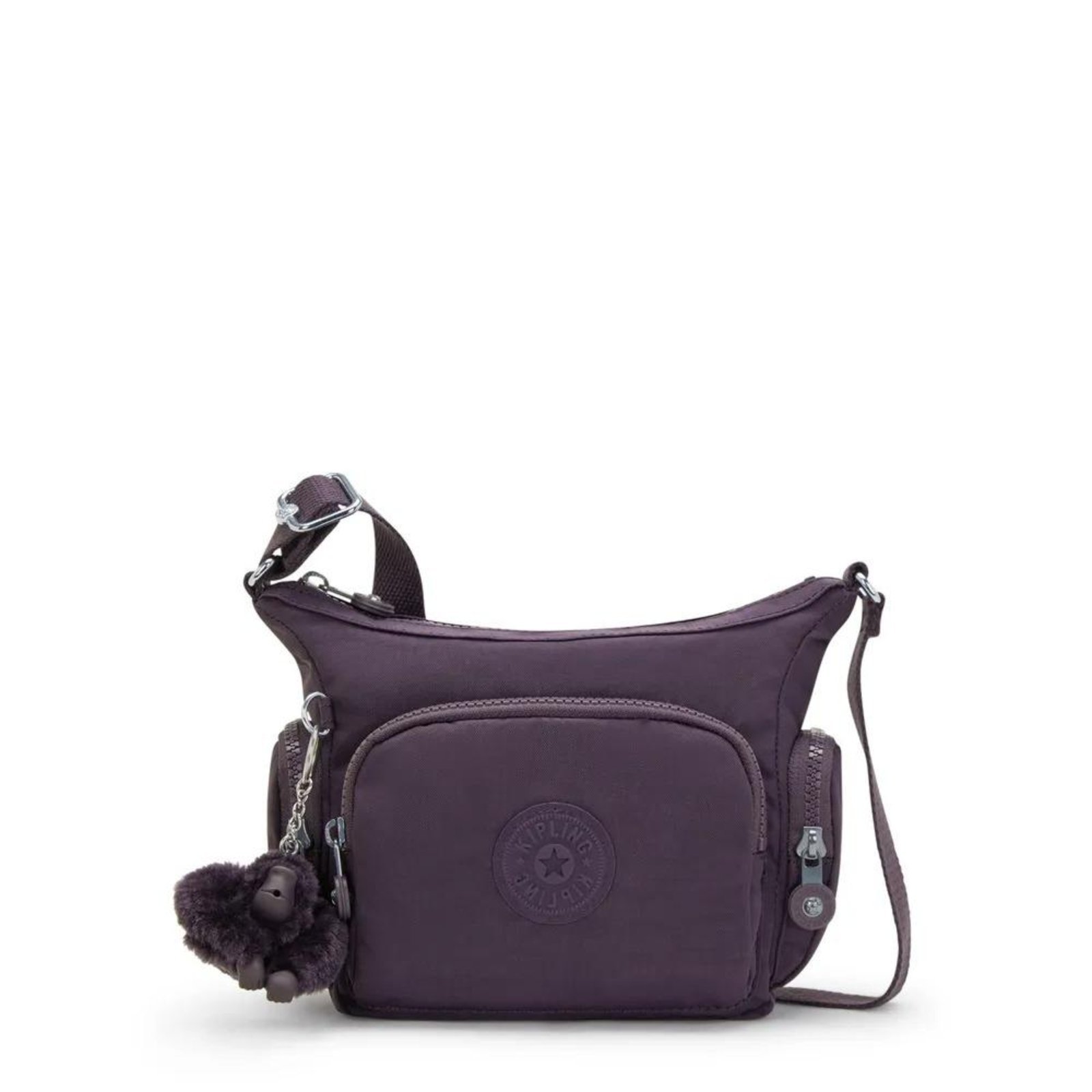 Vista 2 Bolsa Kipling Gabbie Mini Ultimate Plum roxo plum Kipling roxo plum