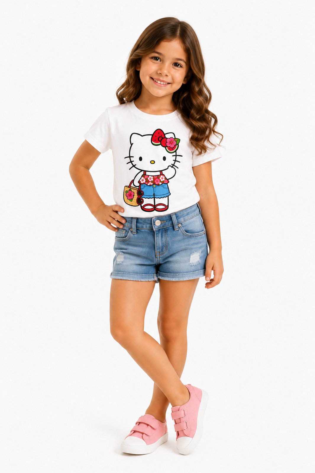 Infantil - Camiseta D Bell Outlet Fashion Hello Kitty