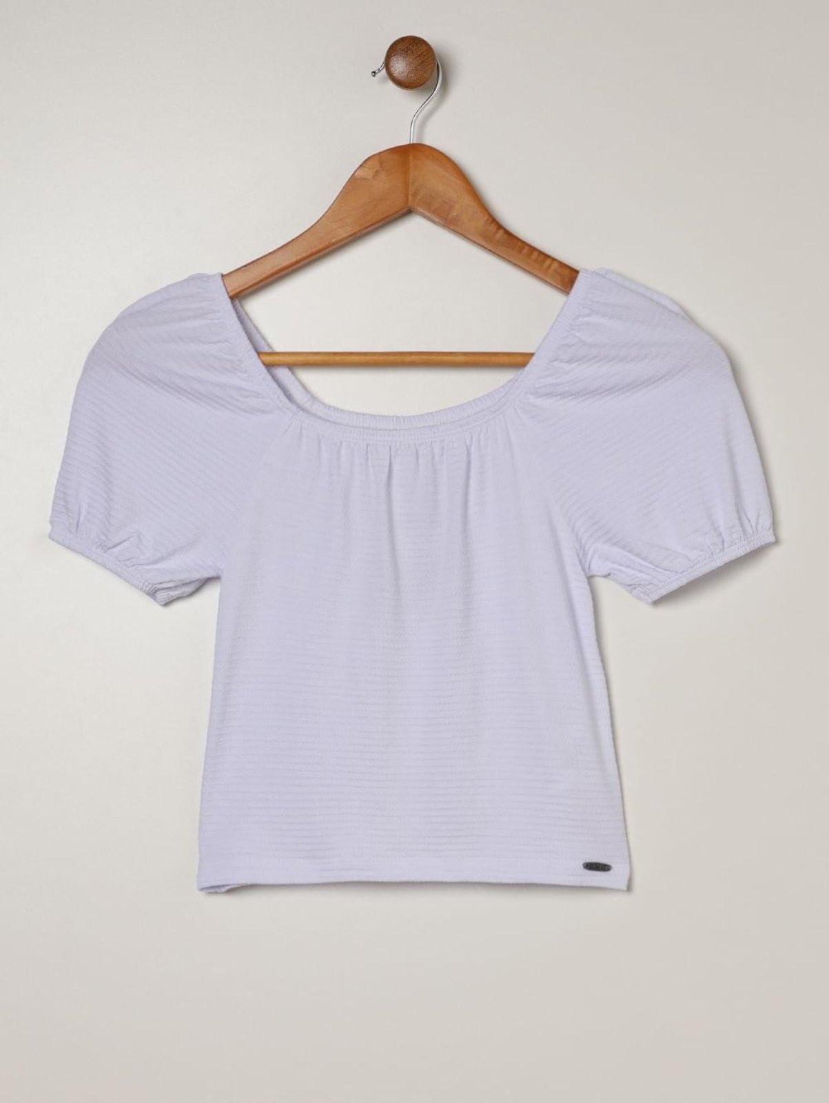 Infantil - Blusa Ciganinha Juvenil Para Menina - BRANCO