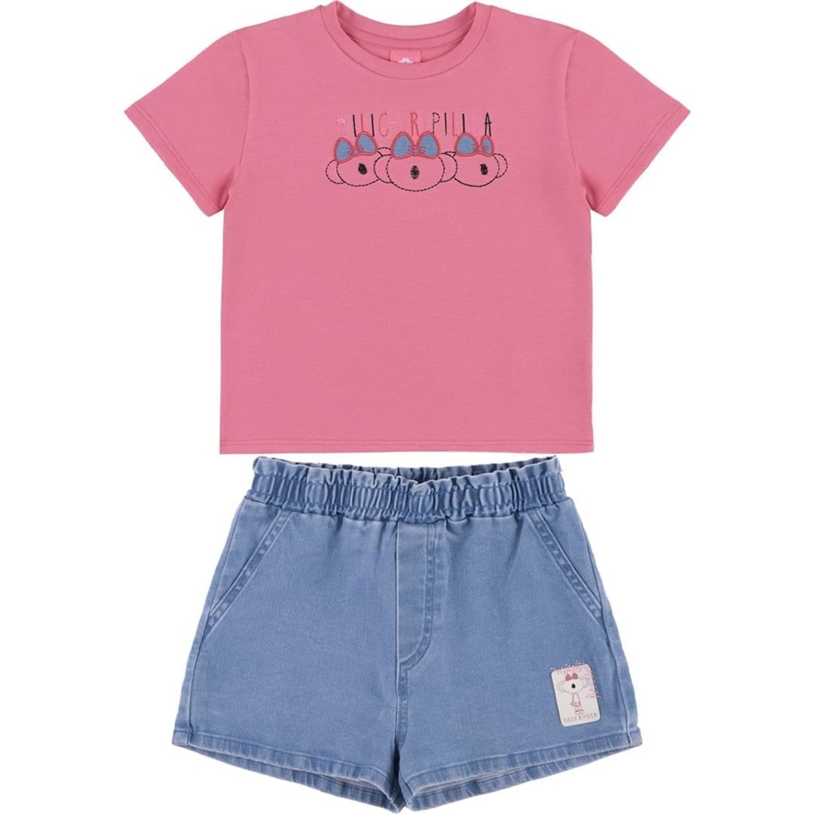 Infantil - Conjunto Curto Menina Lilica Ripilica