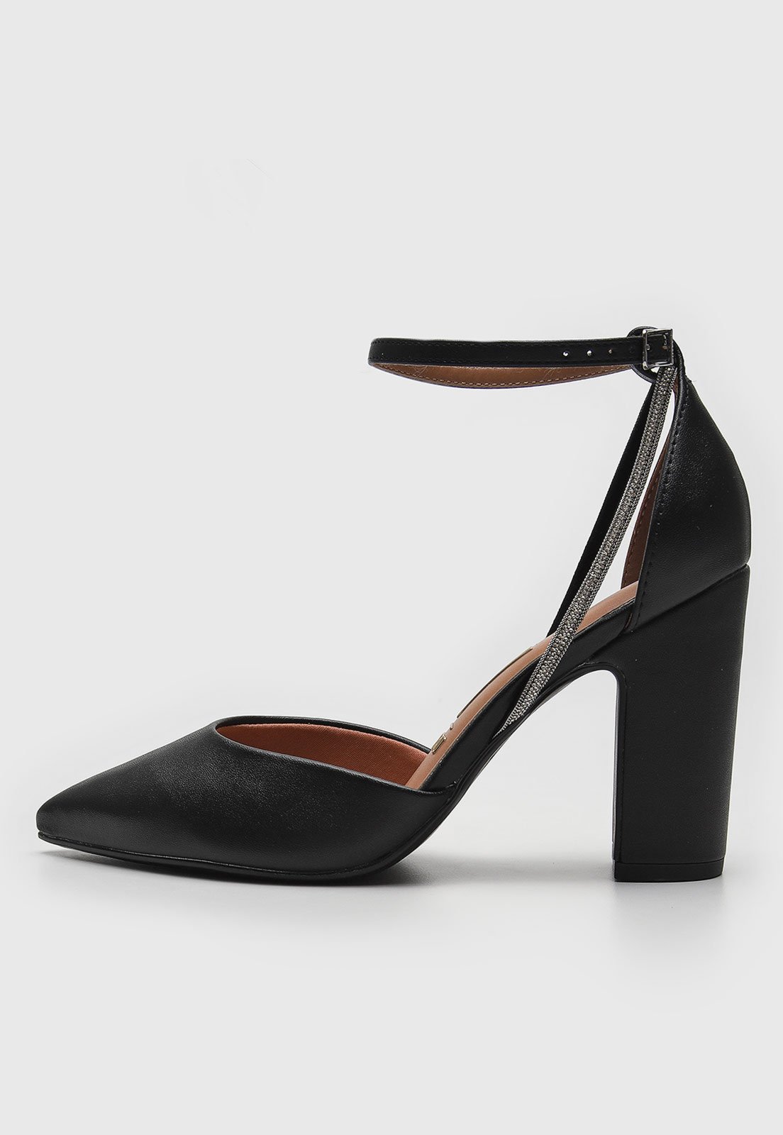 Scarpin Vizzano Tira Hotfix Preto
