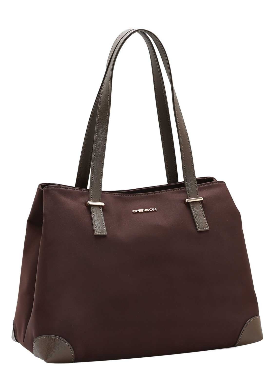 Bolsa Feminina Chenson Ombro Microfiber 3185451 Café