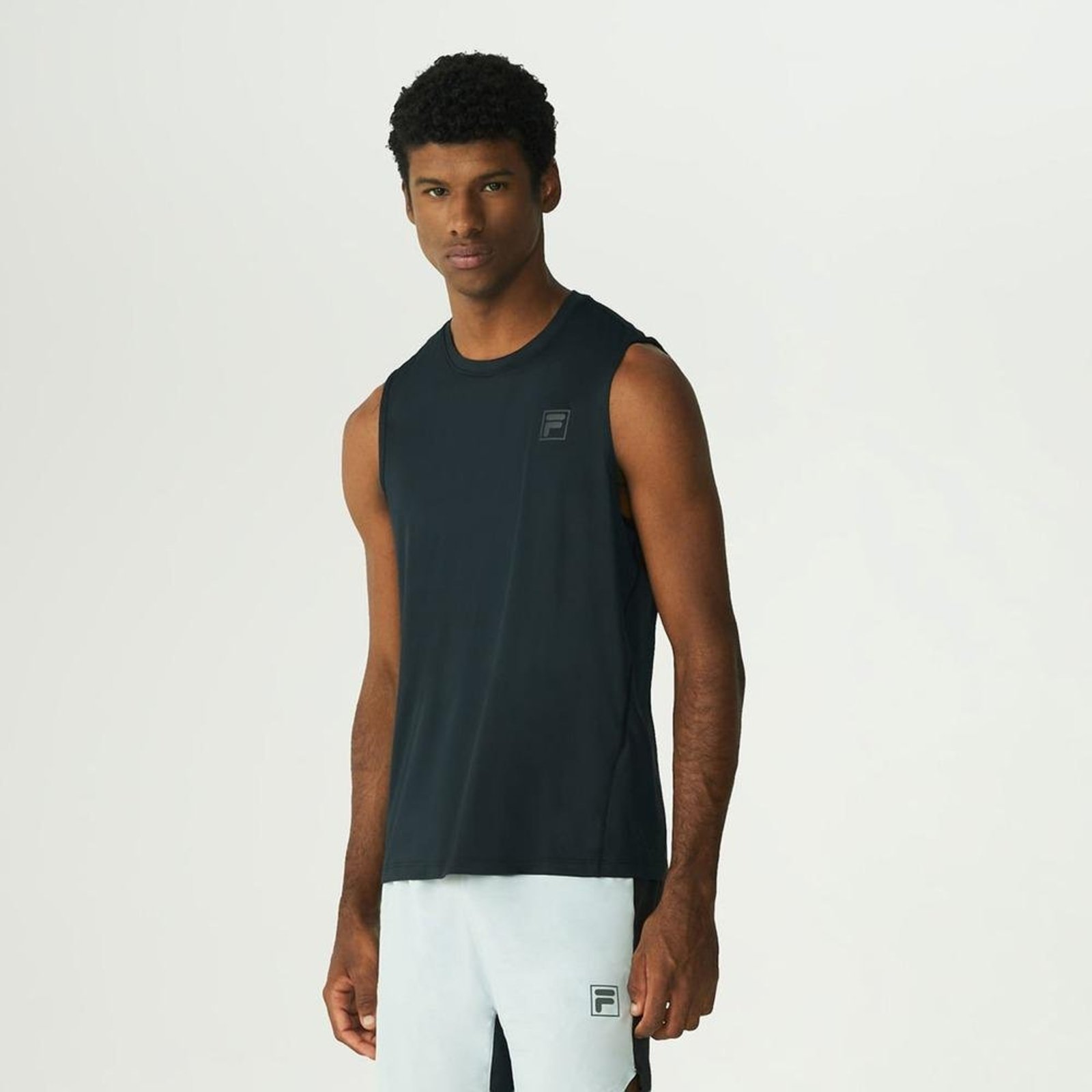 Regata Masculino Dry Fit Fila Reflective 1429281 Preto G