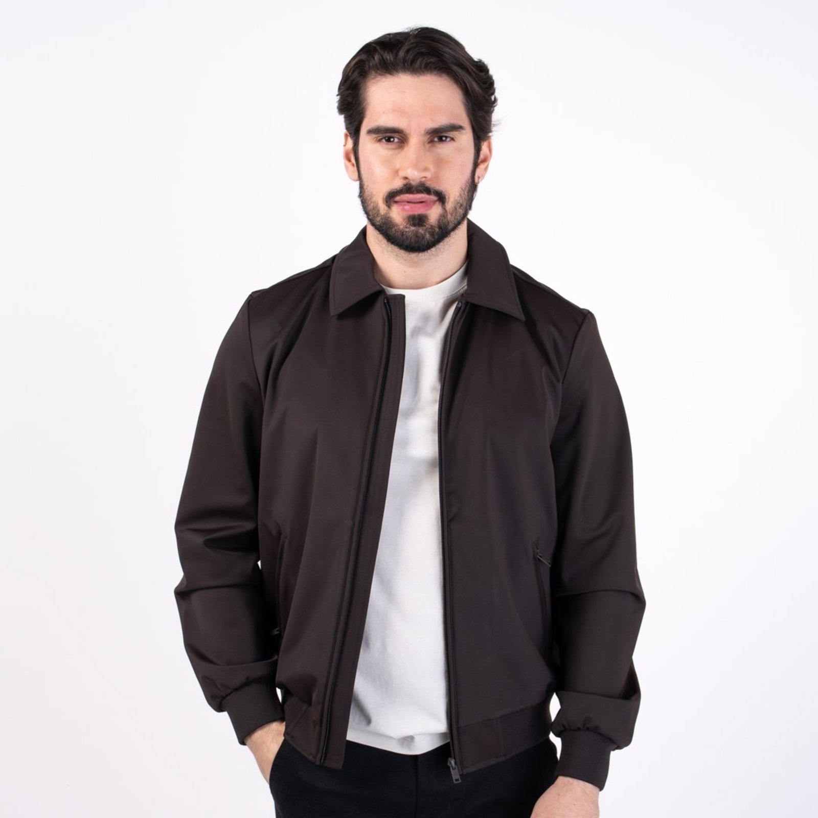 Jaqueta Aramis Bomber Classic Marrom