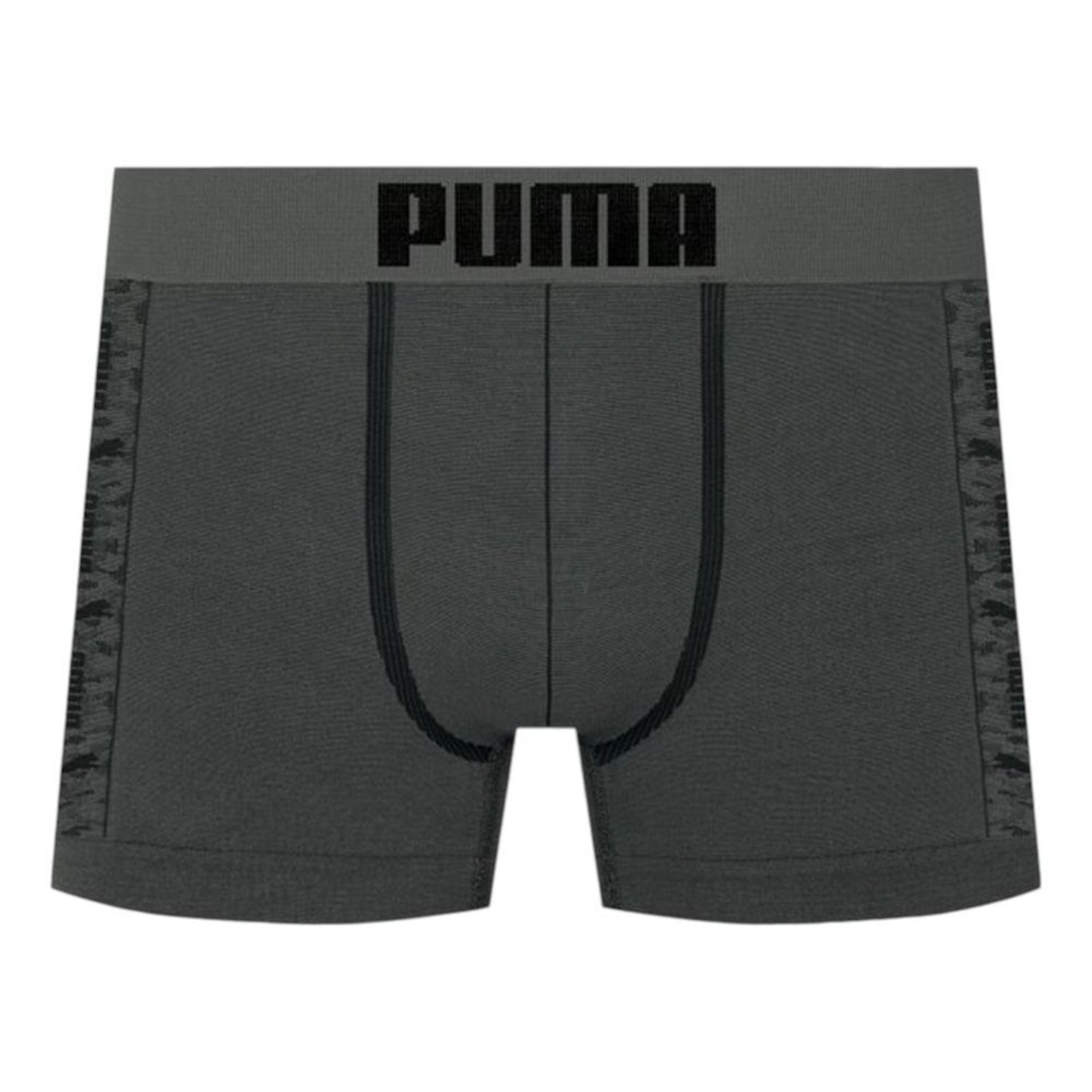 Cueca Puma Boxer Sem Costura Masculina - Grafite - puma