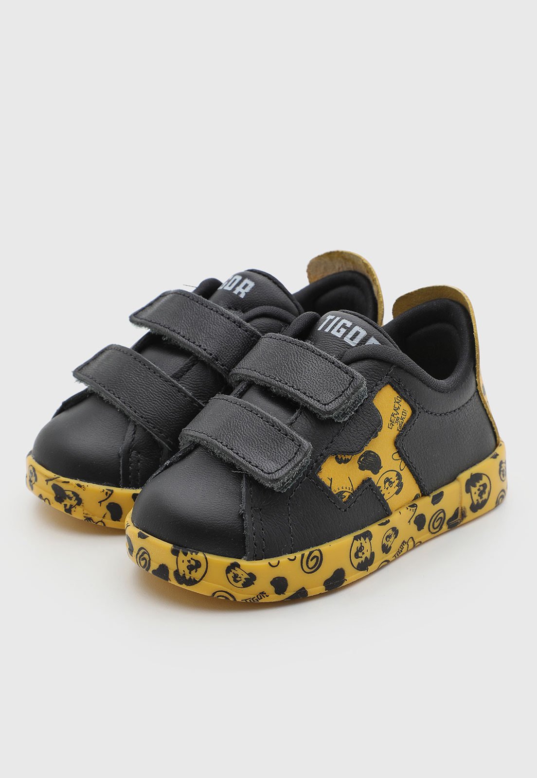 Infantil - Tênis Tigor T Tigre Estampa Lúdica Preto