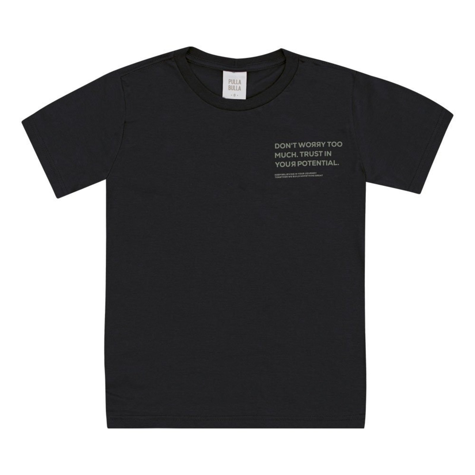 Infantil - Camiseta Preto Pulla Bulla Menino - 53455-51