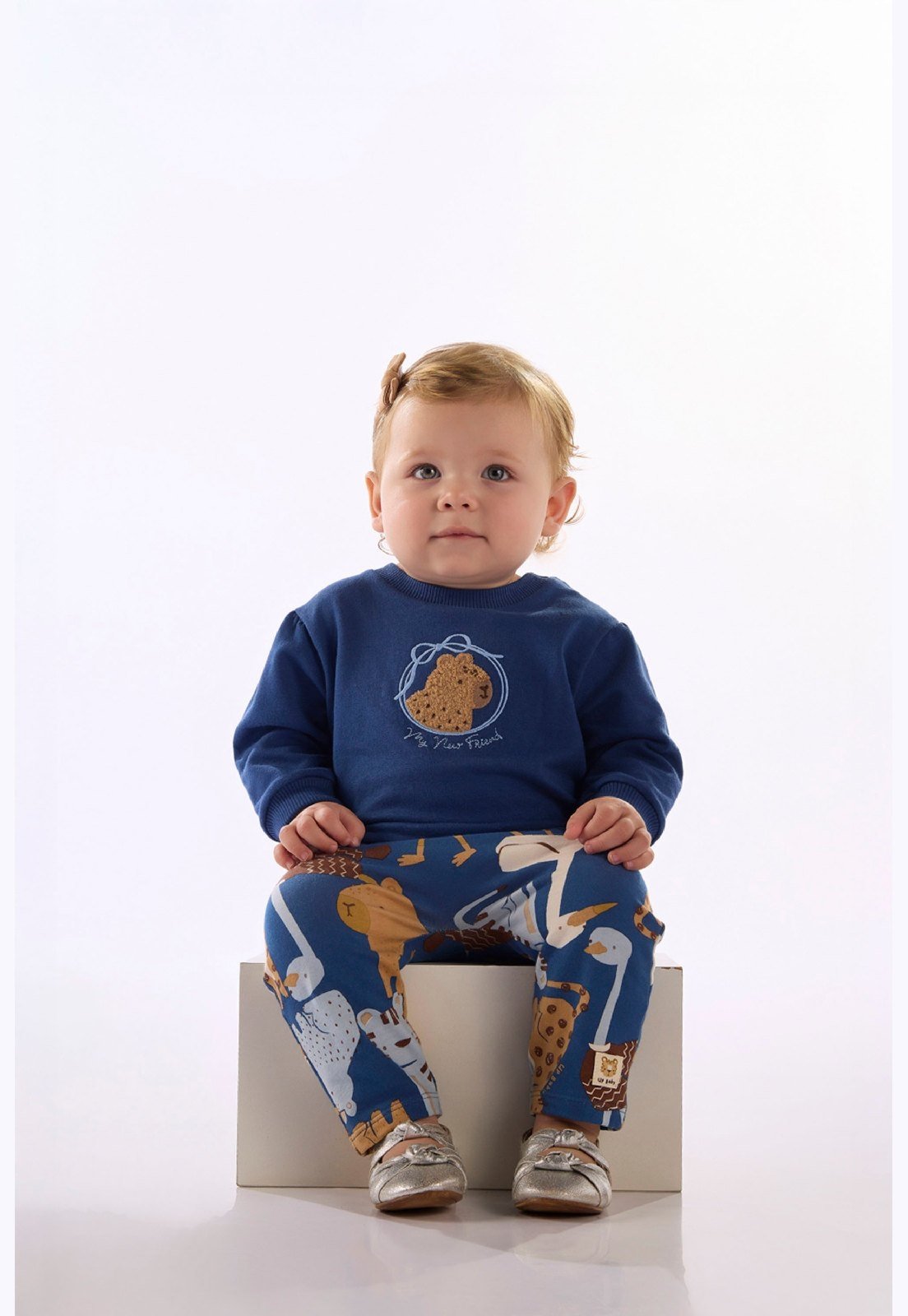 Infantil - Conjunto Blusão Calça Up Baby Rosa
