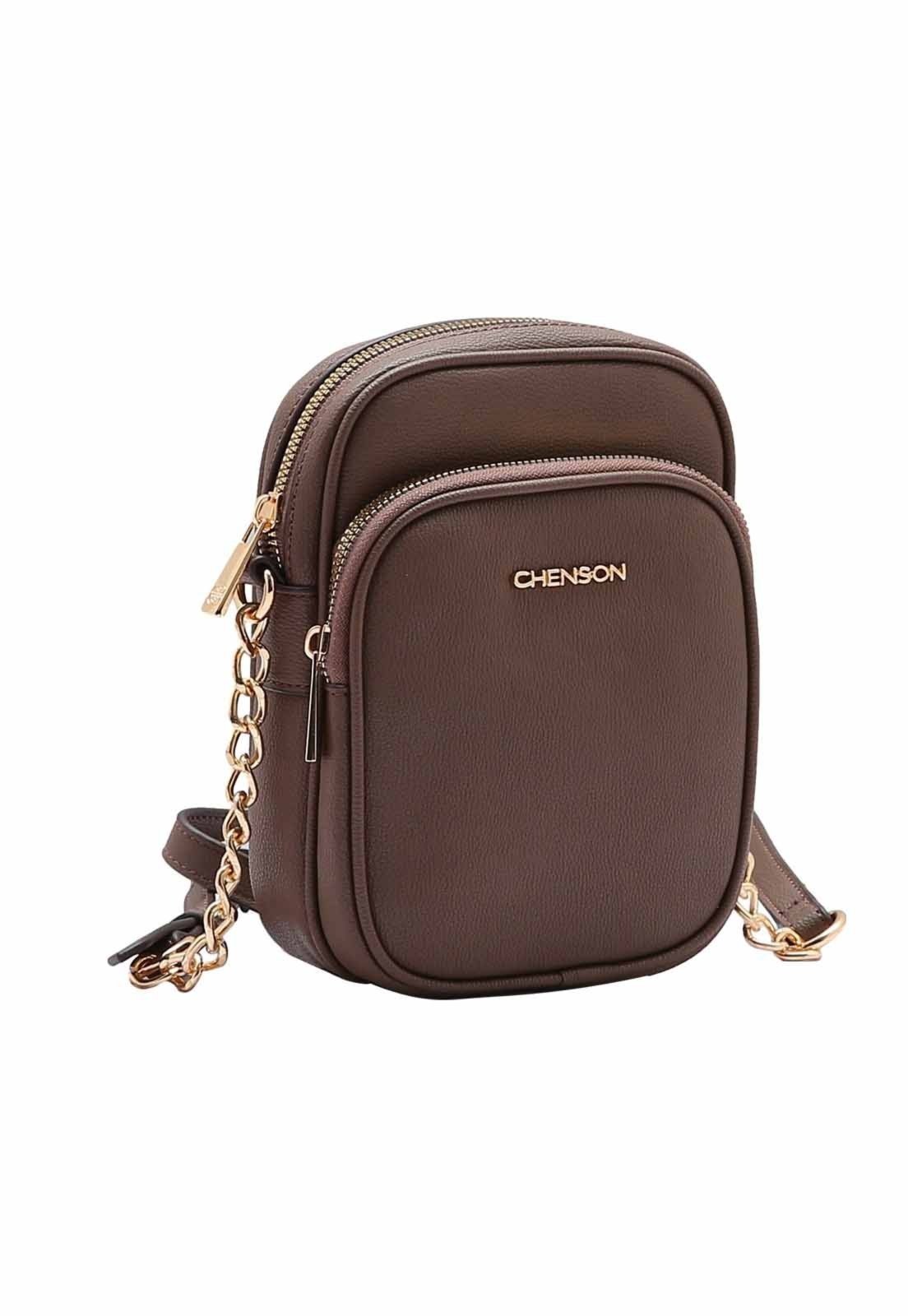 Bolsa Feminina Chenson Original Transversal Marrom 3484934